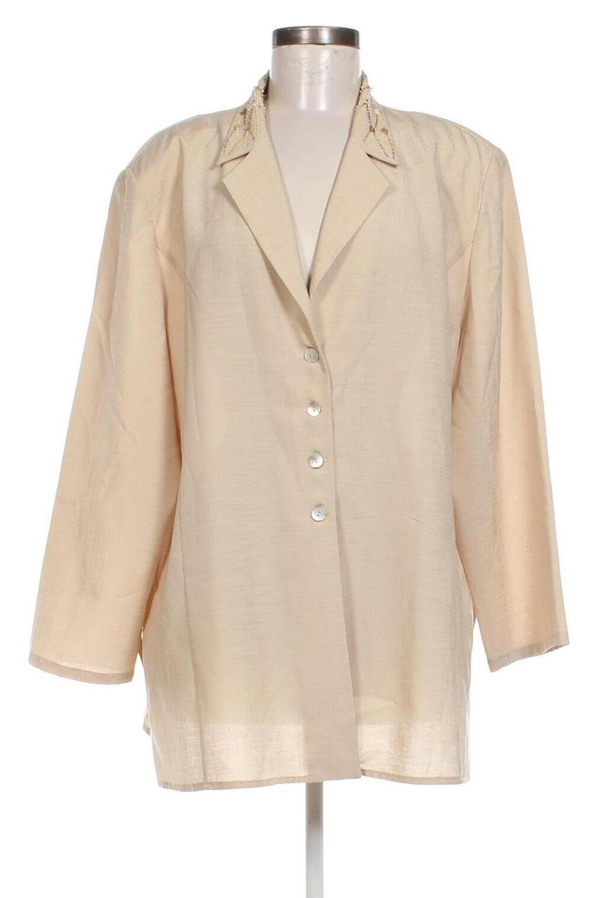 Damenbluse, Größe 5XL, Farbe Beige, Preis 7,49 €