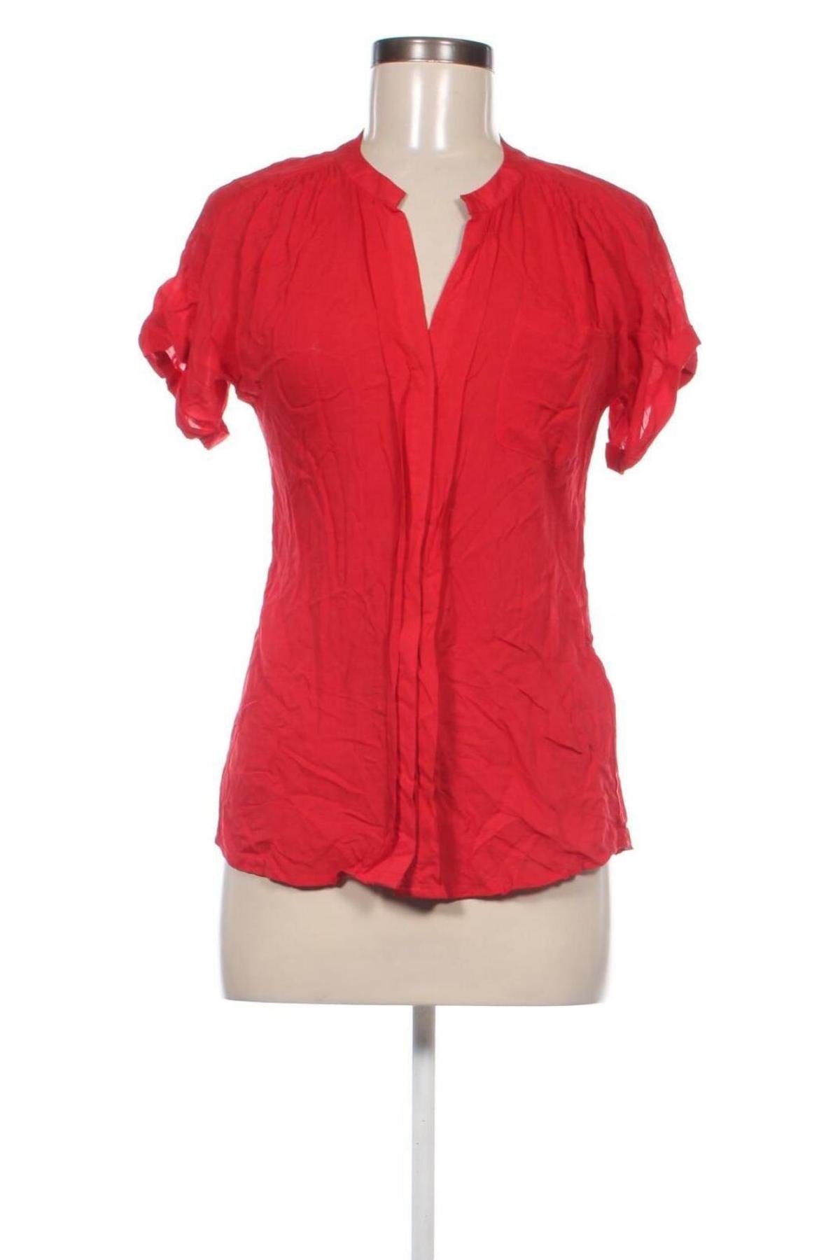 Damenbluse Hallhuber, Größe XS, Farbe Rot, Preis € 16,99