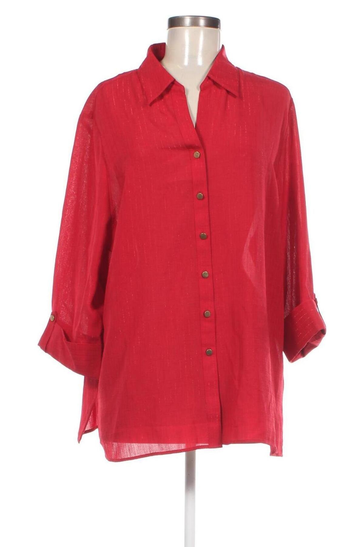 Damenbluse Marks & Spencer, Größe XXL, Farbe Rot, Preis € 18,99