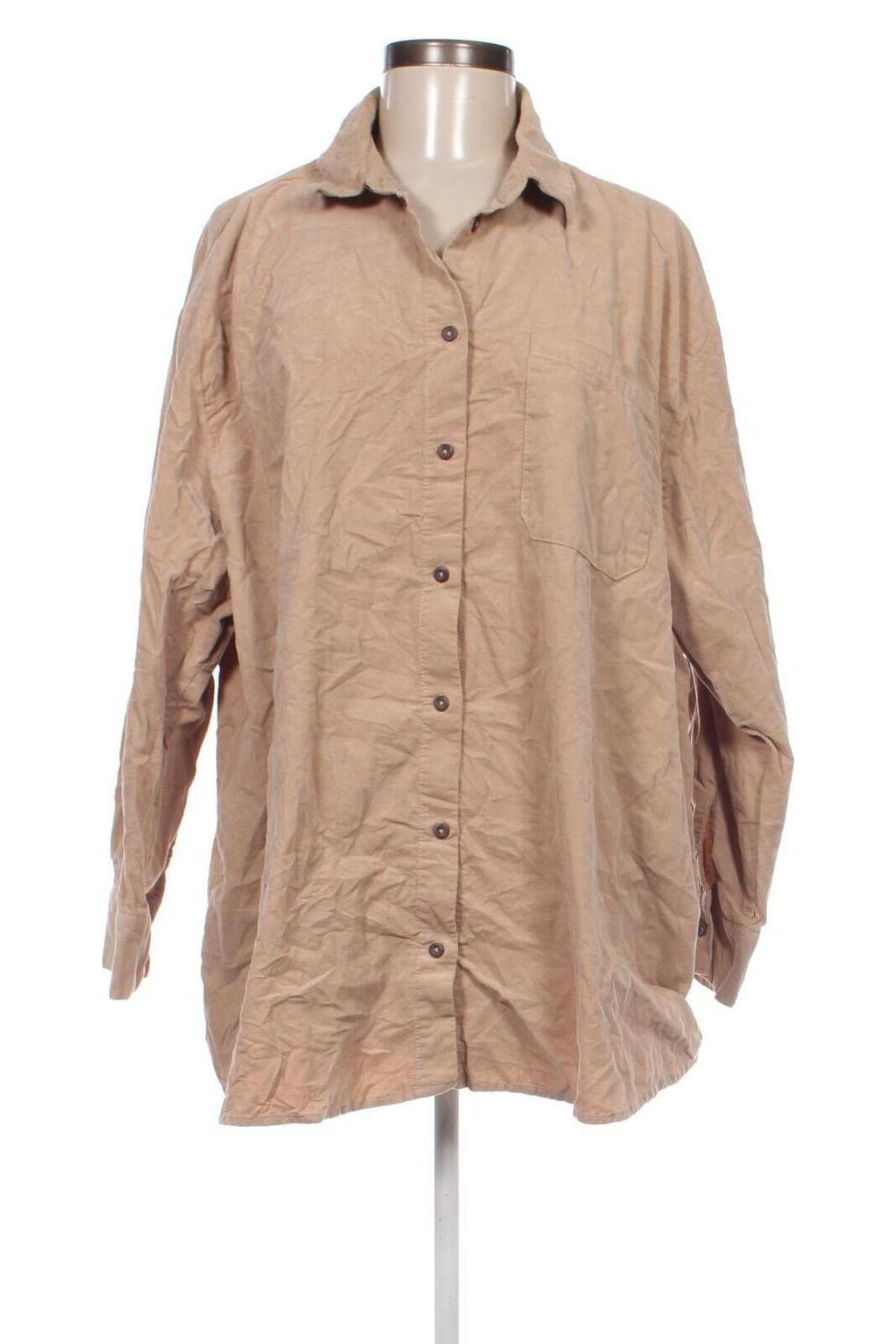 Damenbluse Takko Fashion, Größe XXL, Farbe Beige, Preis € 10,99