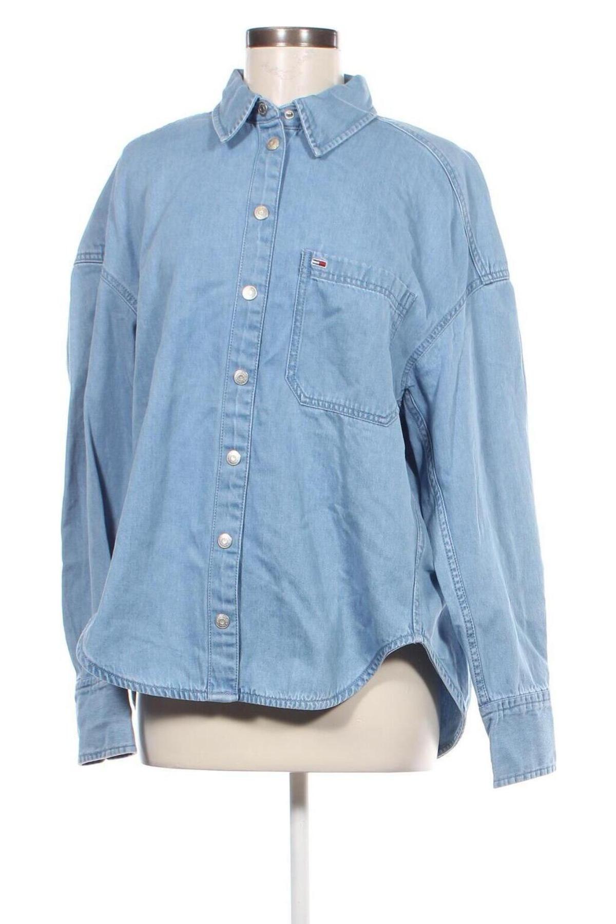 Damenbluse Tommy Jeans, Größe S, Farbe Blau, Preis 74,99 €