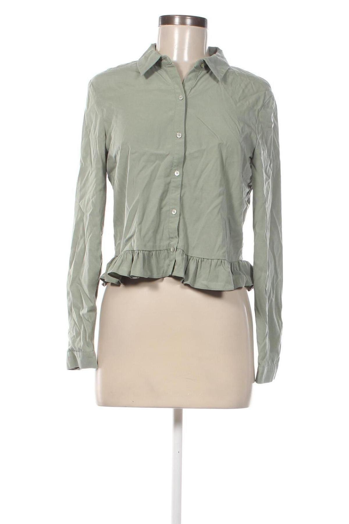 Damenbluse Zara, Größe S, Farbe Grün, Preis € 13,49