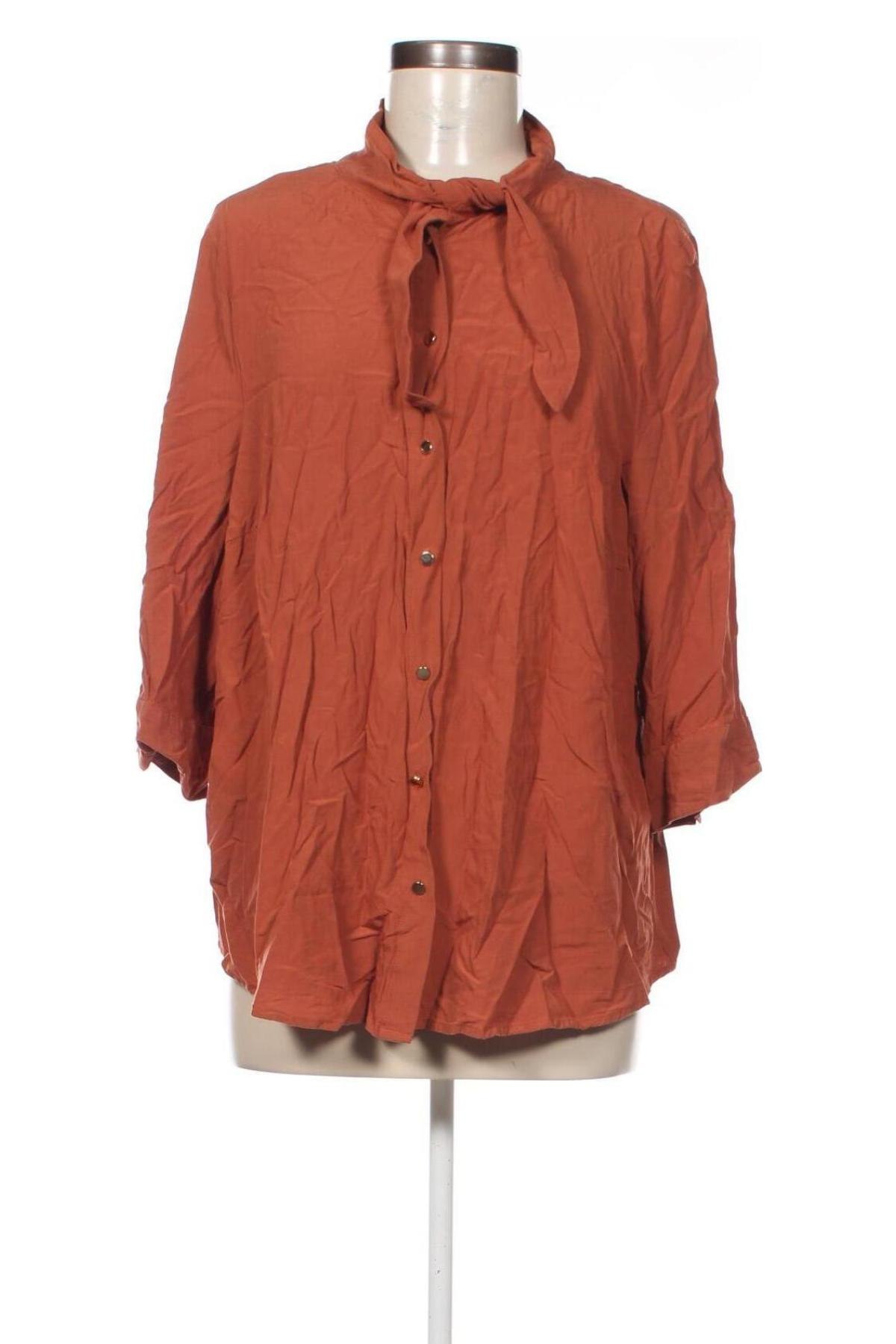 Damenbluse Zizzi, Größe M, Farbe Braun, Preis 13,99 €