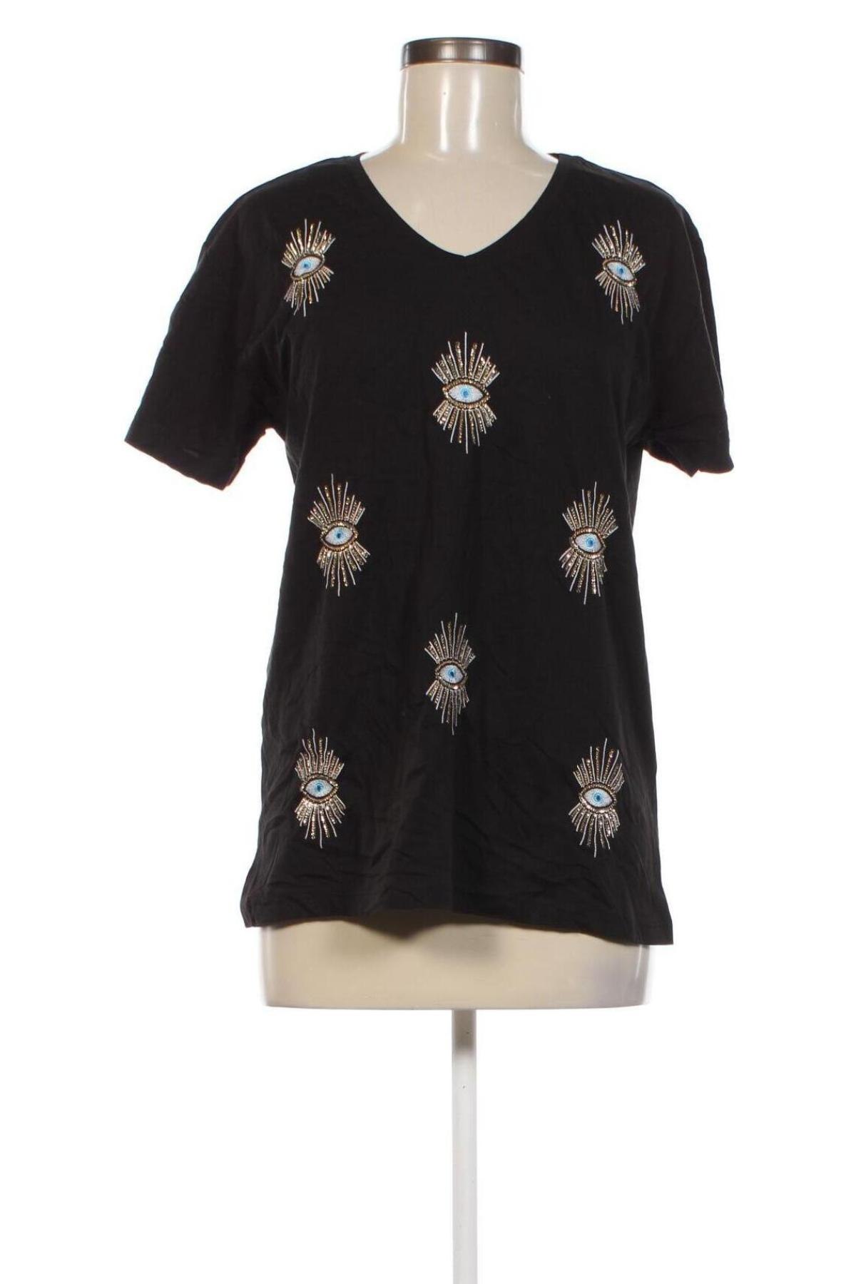 Tricou de femei, Mărime L, Culoare Negru, Preț 52,99 Lei