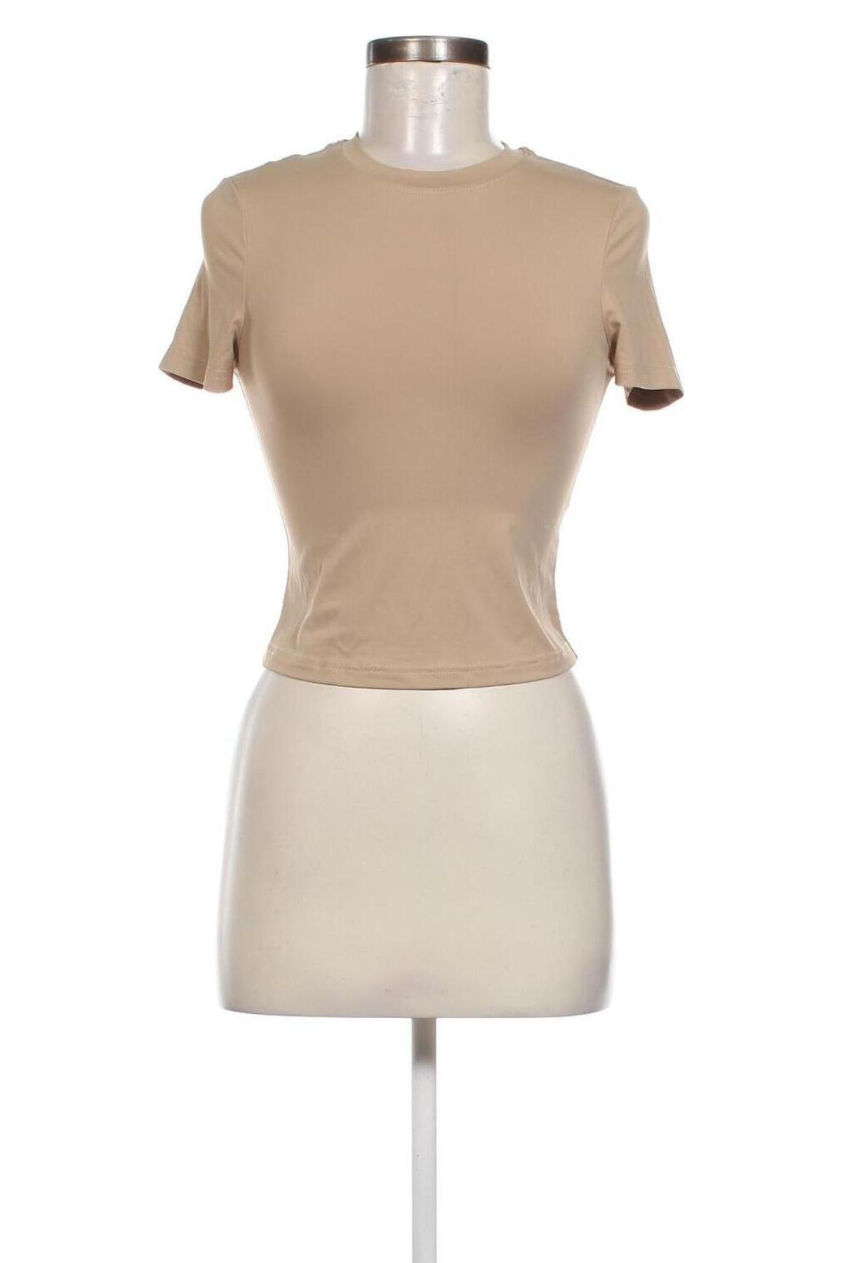 Damen T-Shirt, Größe S, Farbe Beige, Preis 3,99 €