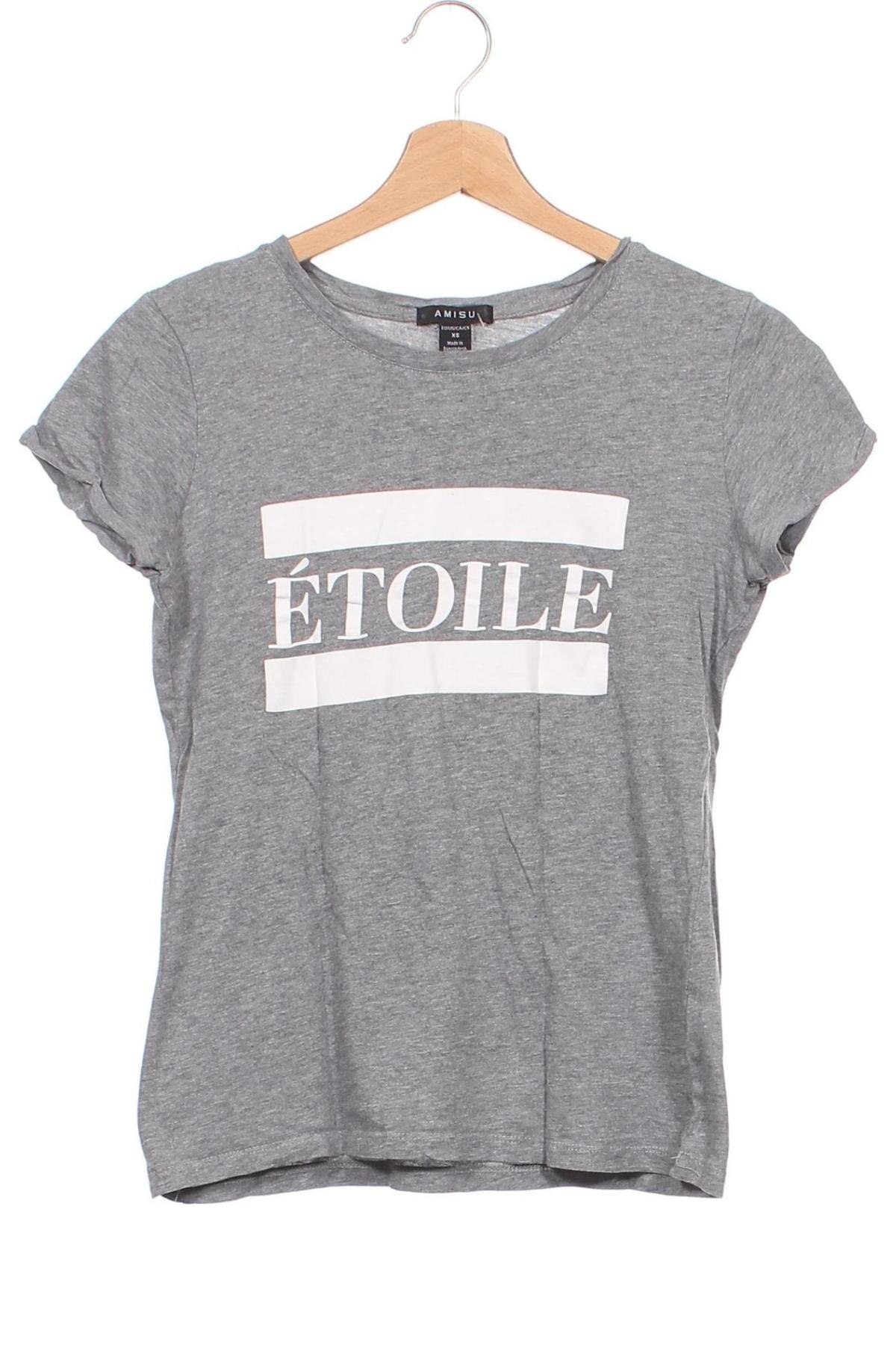 Damen T-Shirt Amisu, Größe XS, Farbe Grau, Preis € 3,49