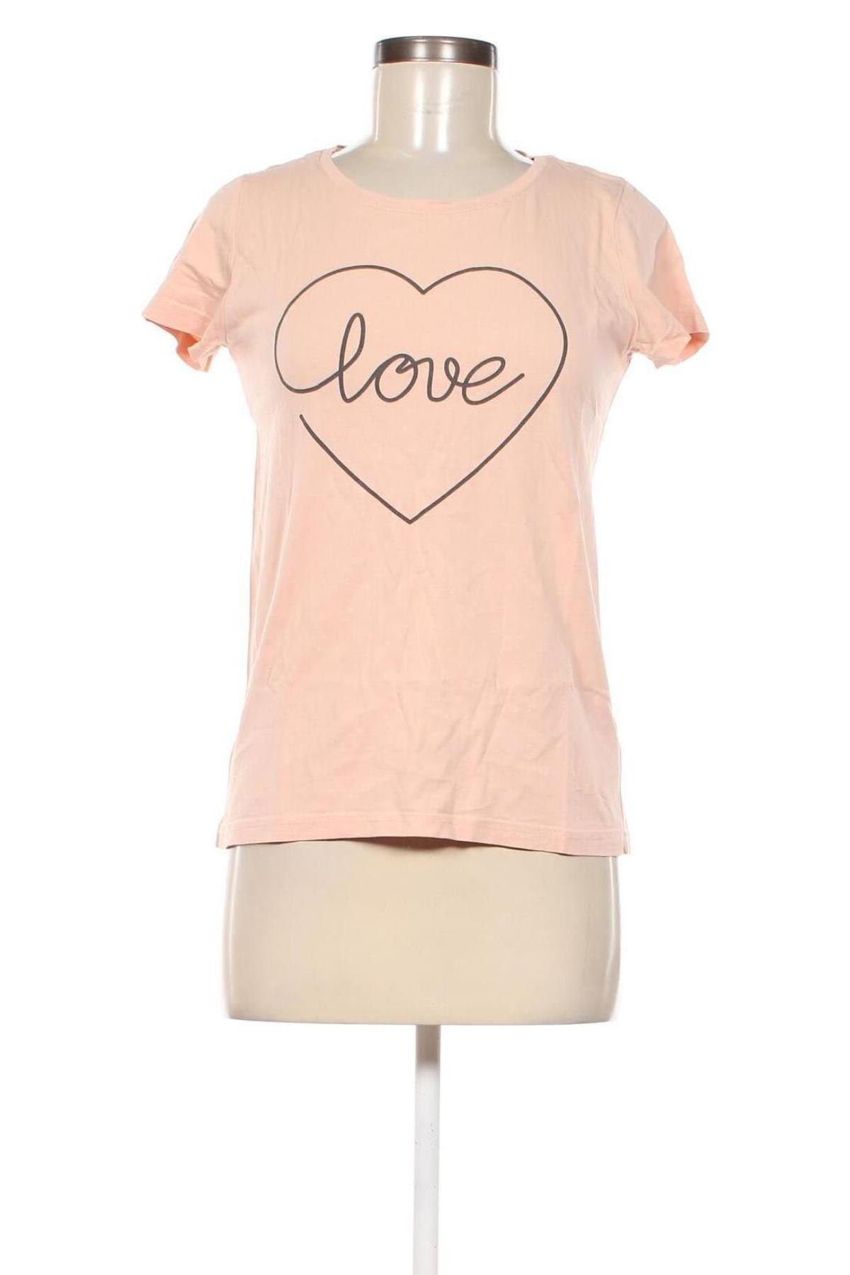 Damen T-Shirt Even&Odd, Größe S, Farbe Beige, Preis 3,99 €