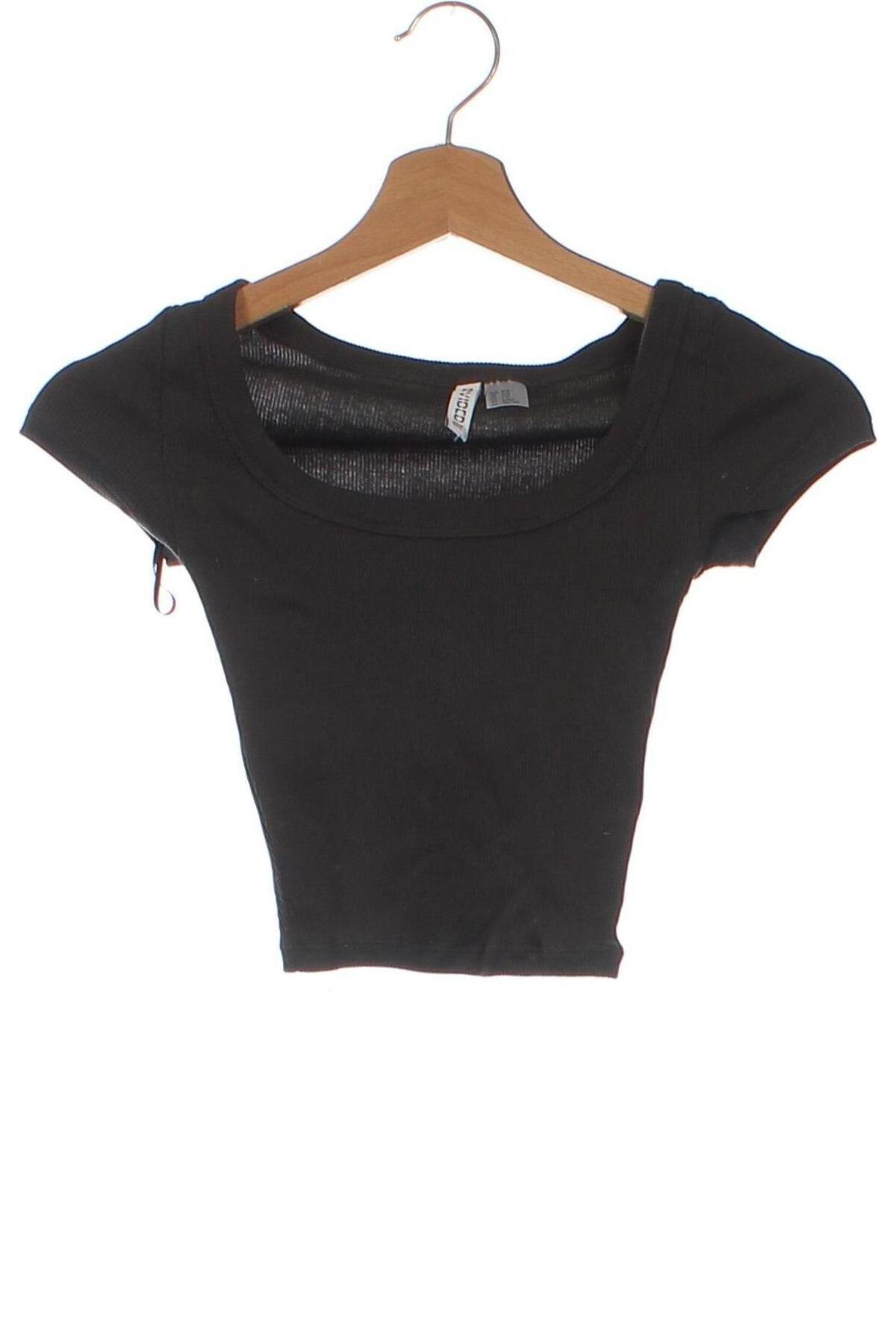 Damen T-Shirt H&M, Größe XXS, Farbe Grau, Preis € 3,99