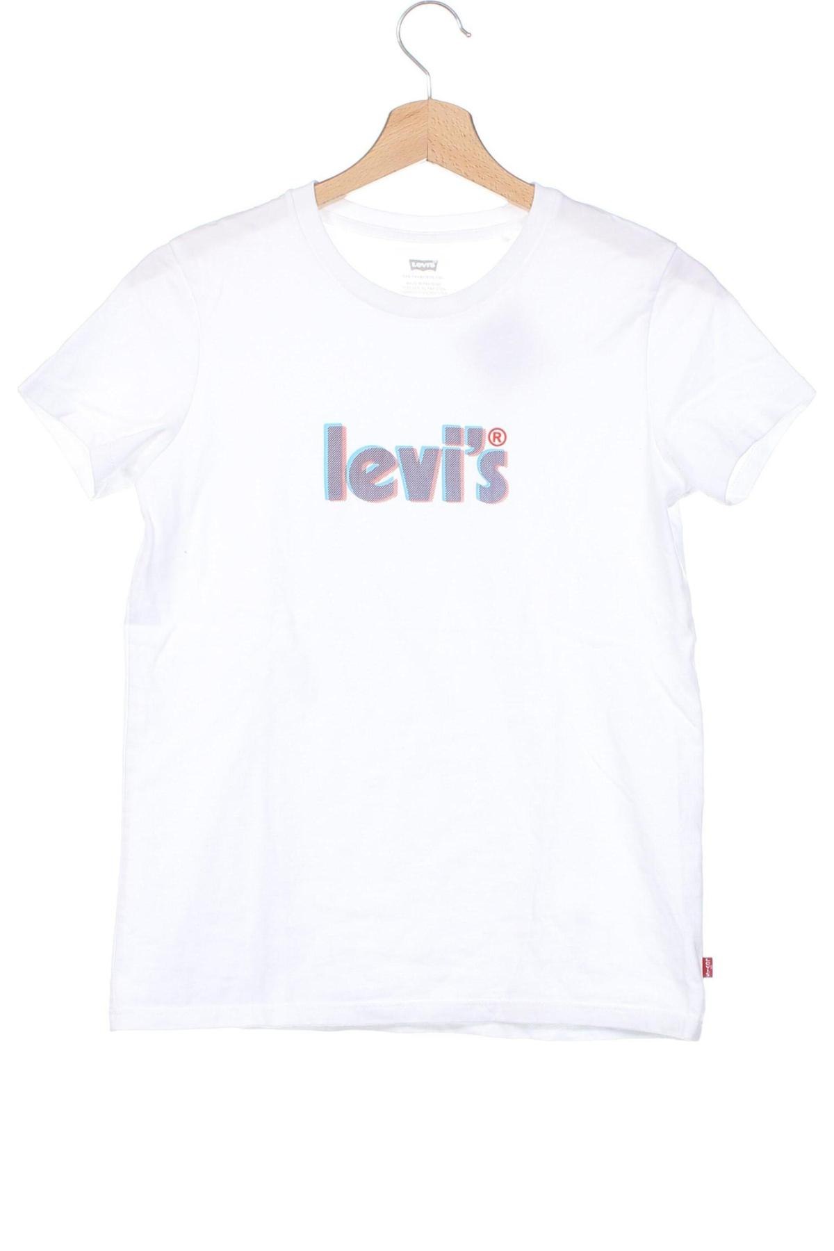 Damen T-Shirt Levi's, Größe XS, Farbe Weiß, Preis 7,99 €