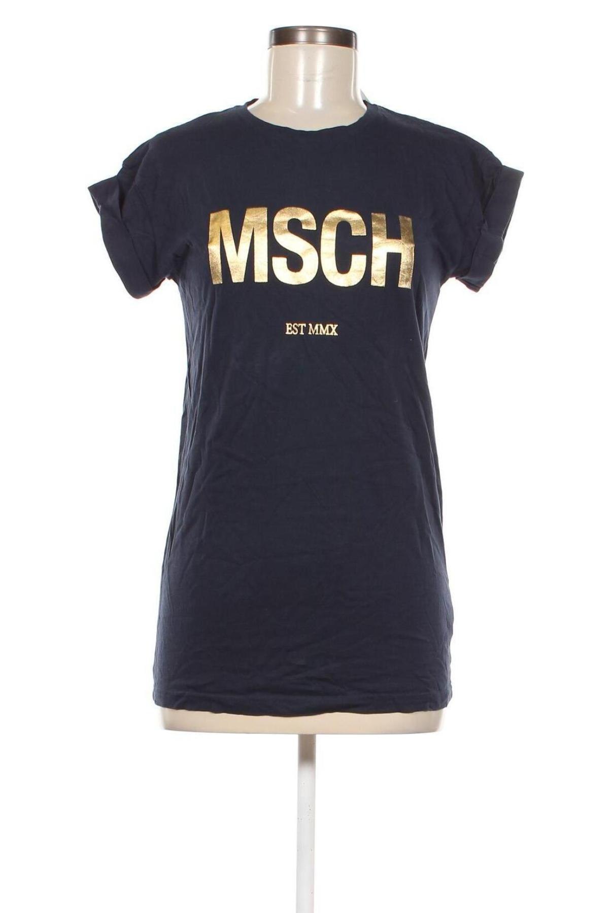 Damen T-Shirt MSCH, Größe XS, Farbe Blau, Preis 5,99 €