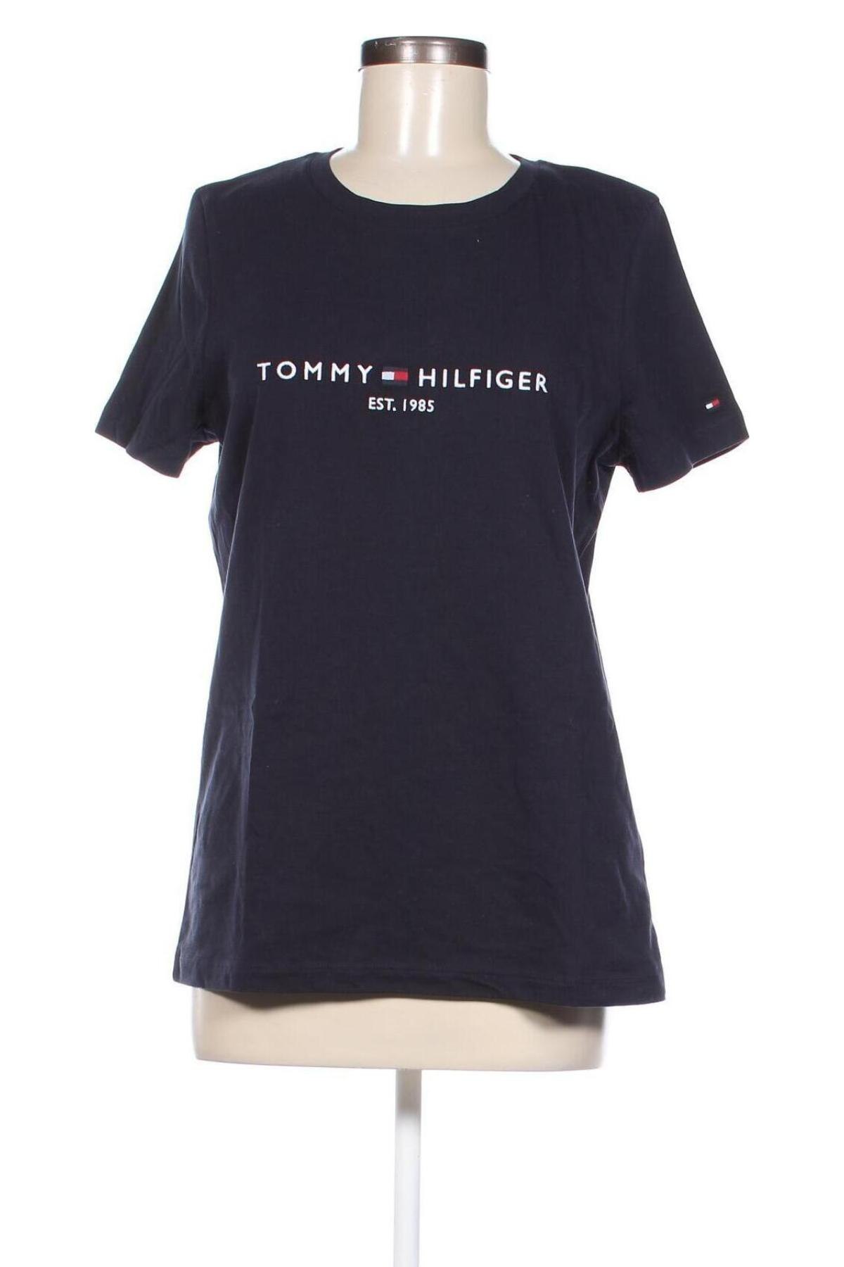 Дамска тениска Tommy Hilfiger, Размер L, Цвят Син, Цена 57,99 лв.