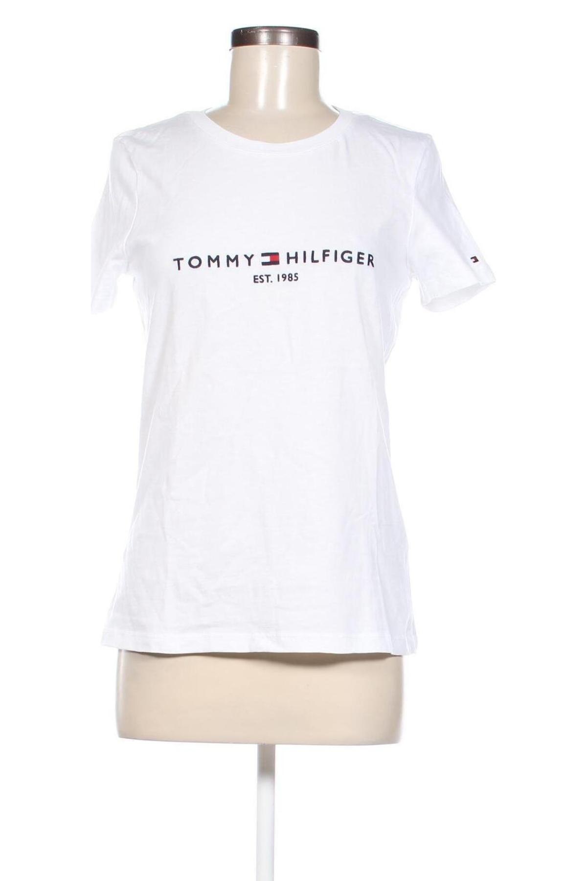 Γυναικείο t-shirt Tommy Hilfiger, Μέγεθος S, Χρώμα Λευκό, Τιμή 30,99 €