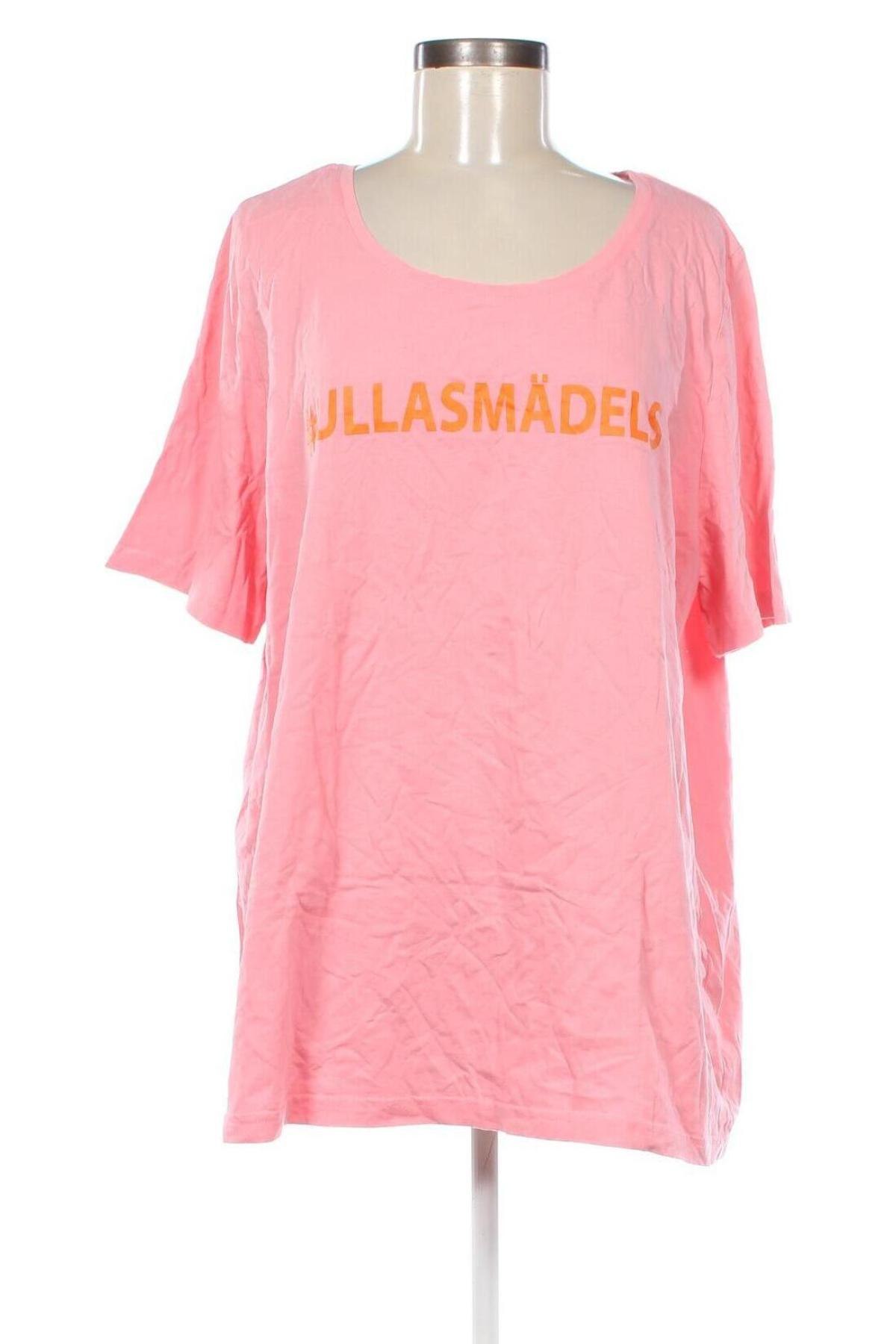 Damen T-Shirt Ulla Popken, Größe XXL, Farbe Rosa, Preis 10,49 €