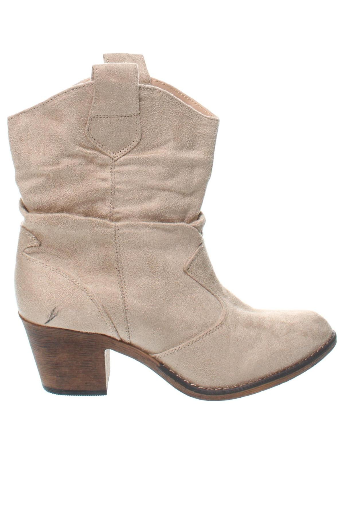 Damen Stiefeletten Bon Prix, Größe 39, Farbe Beige, Preis 33,79 €