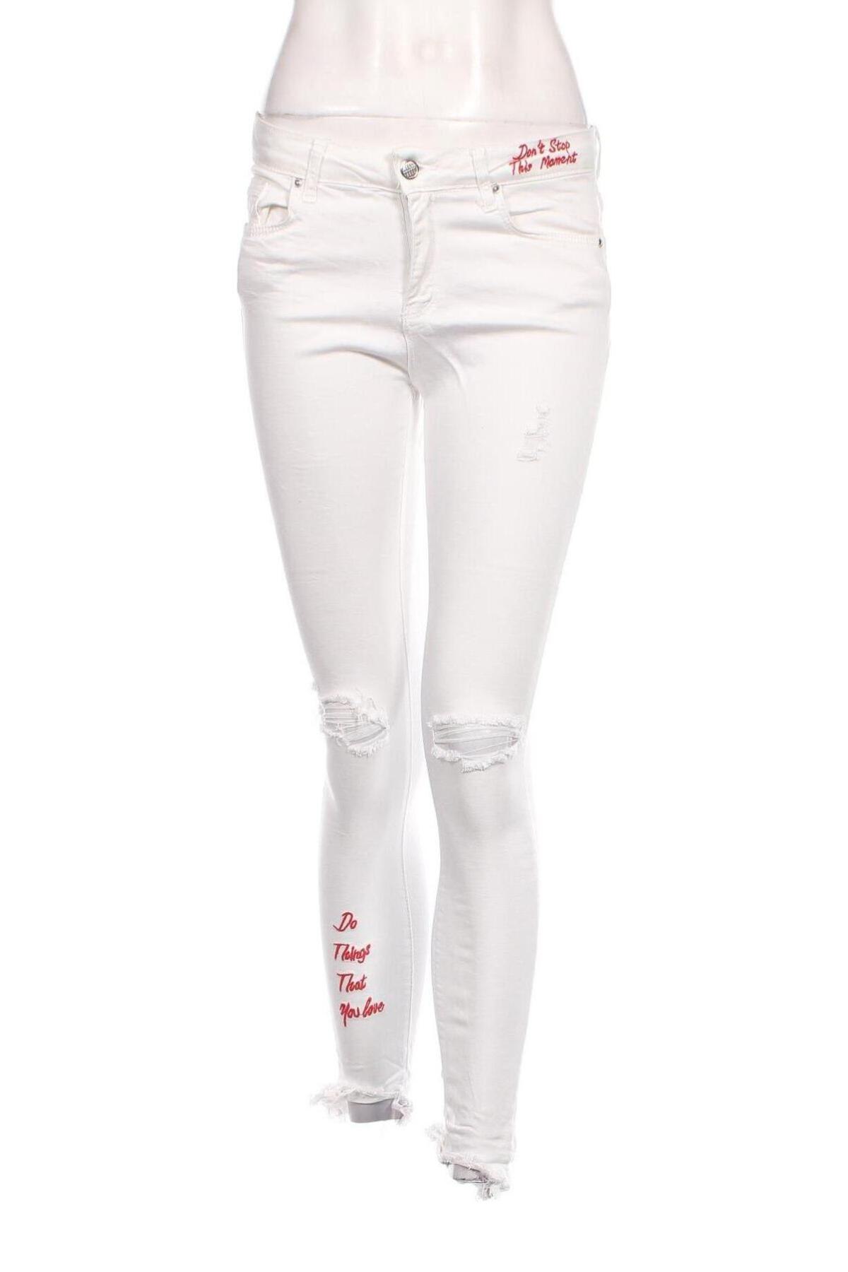 Damen Jeans, Größe M, Farbe Weiß, Preis 8,49 €