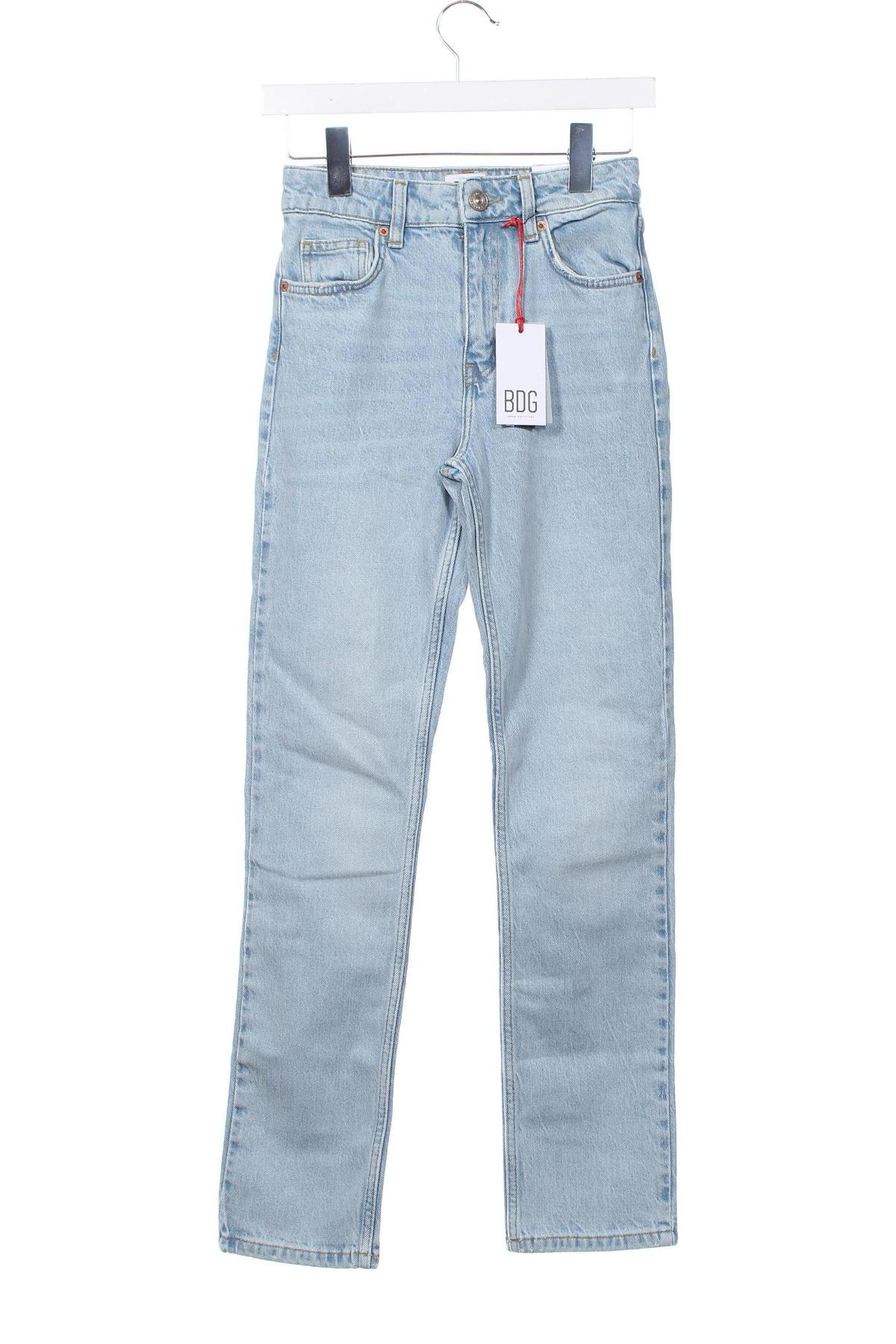 Damskie jeansy BDG, Rozmiar XXS, Kolor Niebieski, Cena 117,99 zł