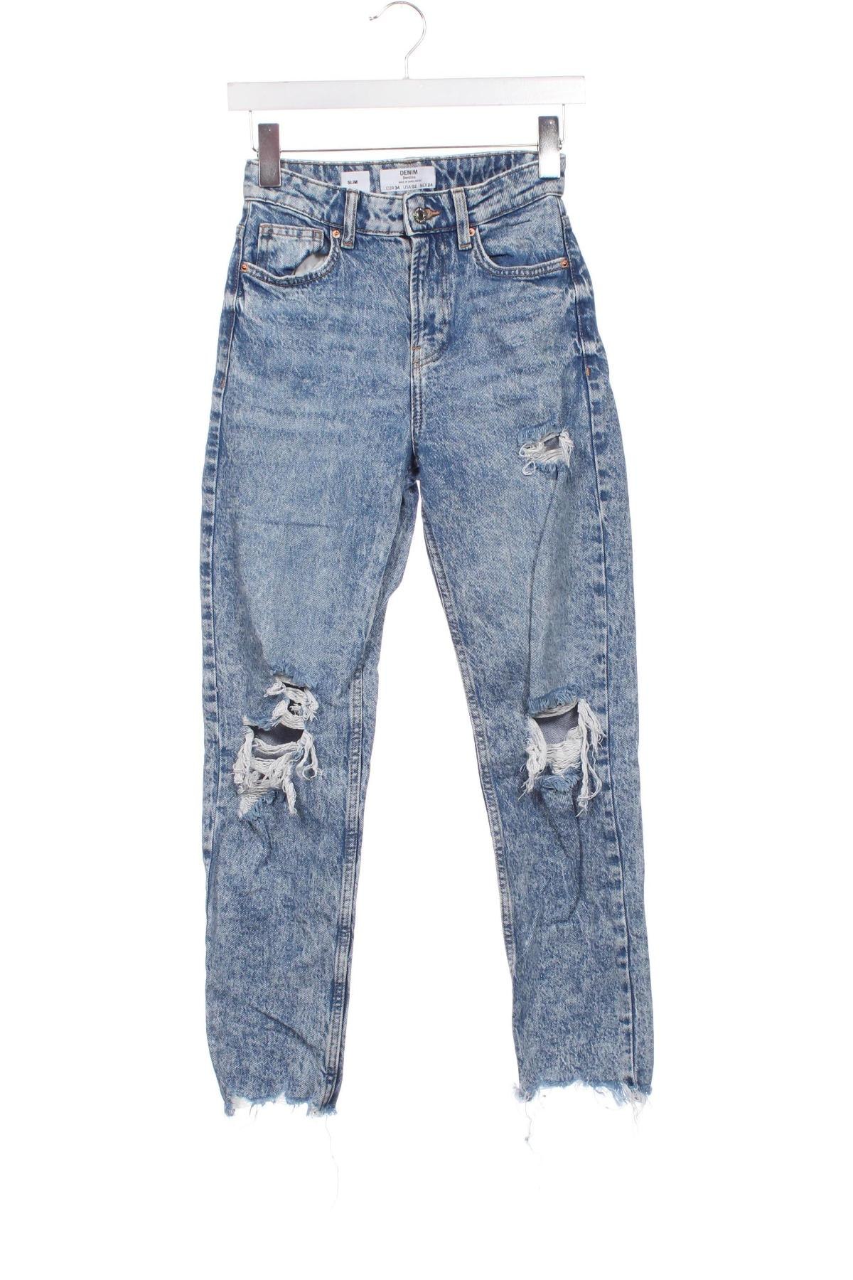 Damen Jeans Bershka, Größe XS, Farbe Blau, Preis € 10,49