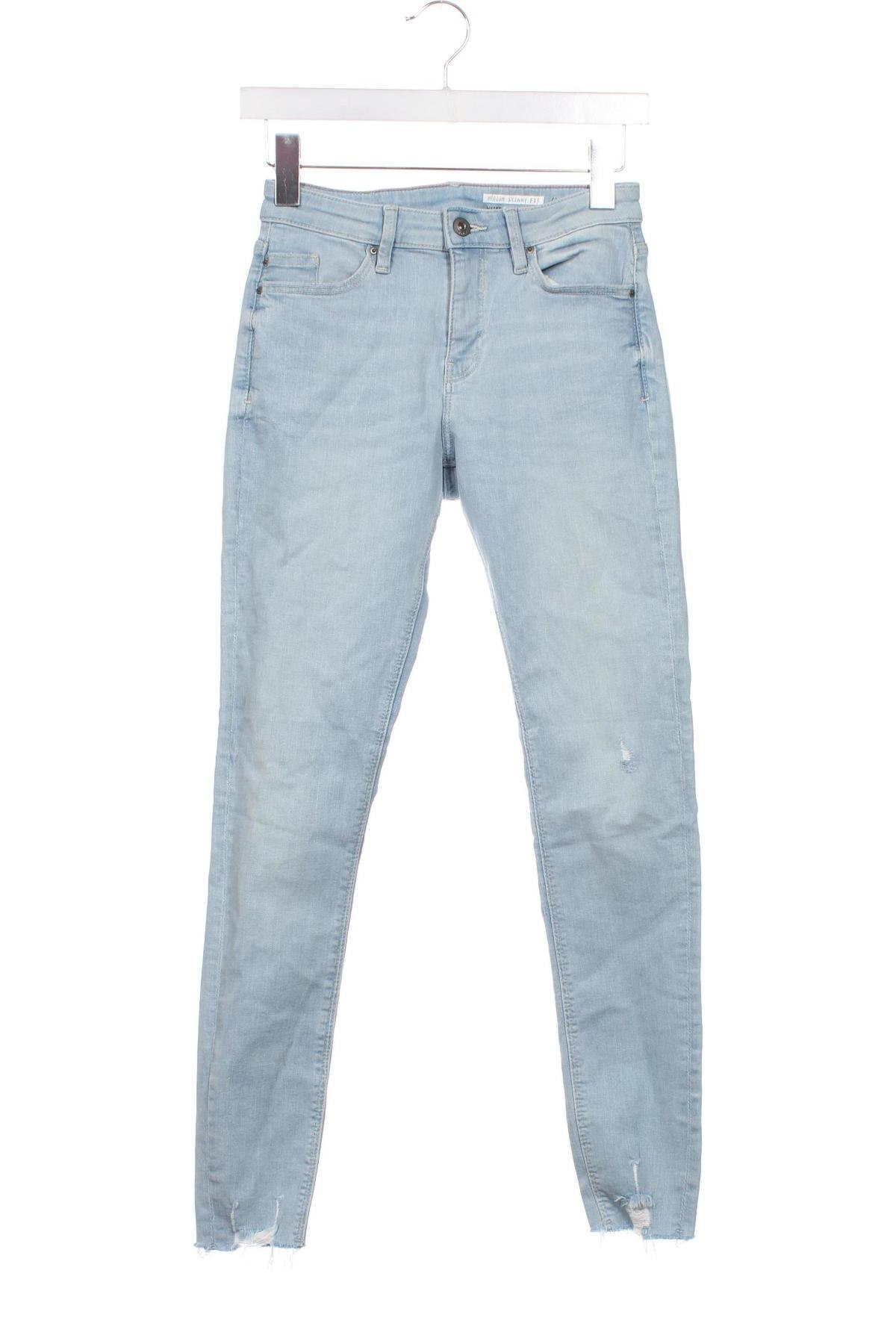 Damskie jeansy Edc By Esprit, Rozmiar XS, Kolor Niebieski, Cena 52,99 zł