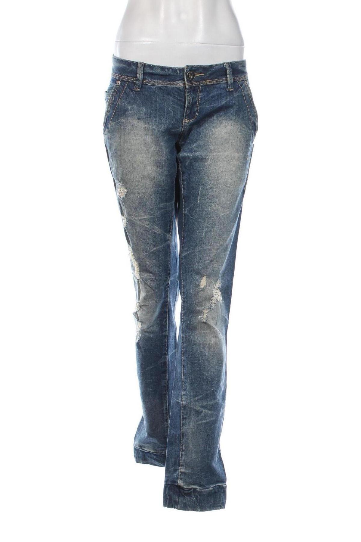 Damen Jeans Fishbone, Größe L, Farbe Blau, Preis € 8,49