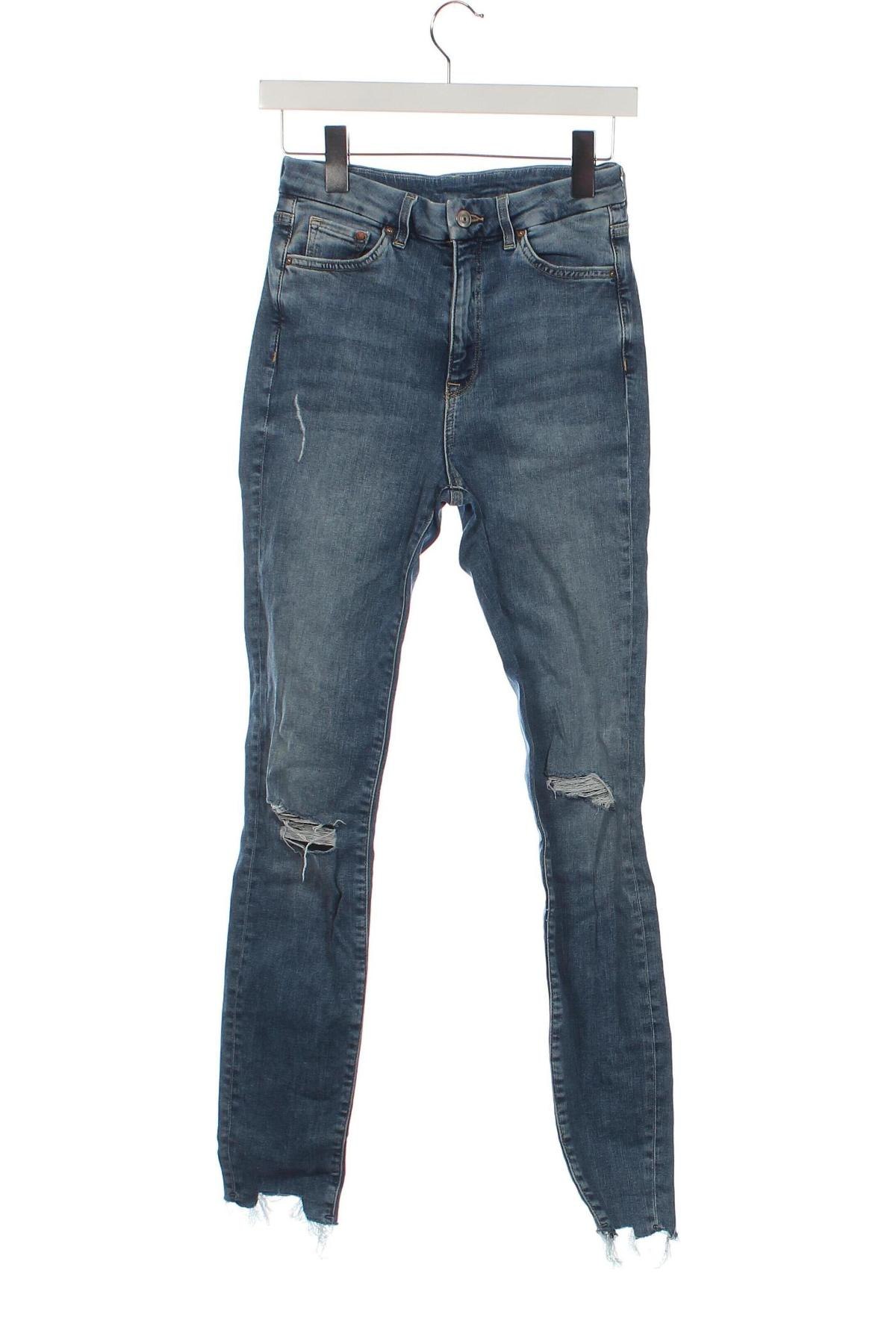 Damskie jeansy H&M, Rozmiar XS, Kolor Niebieski, Cena 41,99 zł