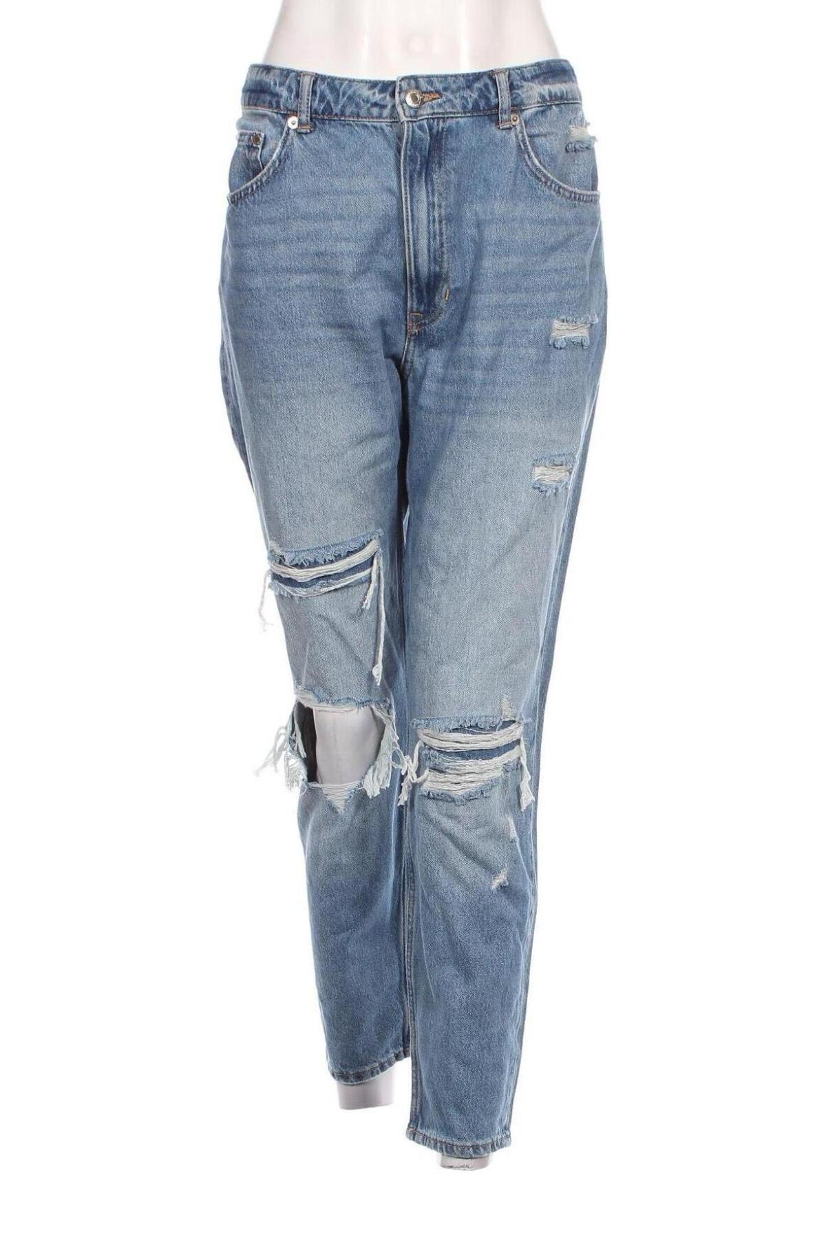 Damskie jeansy H&M, Rozmiar XL, Kolor Niebieski, Cena 72,99 zł