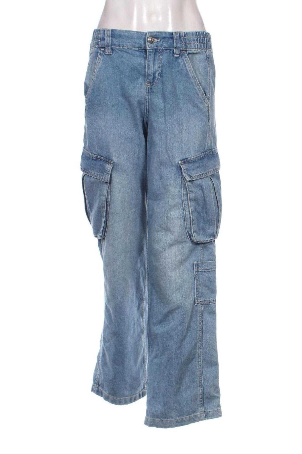 Damskie jeansy H&M Divided, Rozmiar S, Kolor Niebieski, Cena 72,99 zł