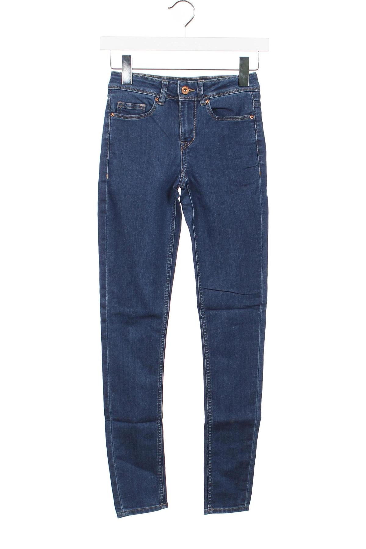 Damskie jeansy H&M Divided, Rozmiar XXS, Kolor Niebieski, Cena 33,99 zł