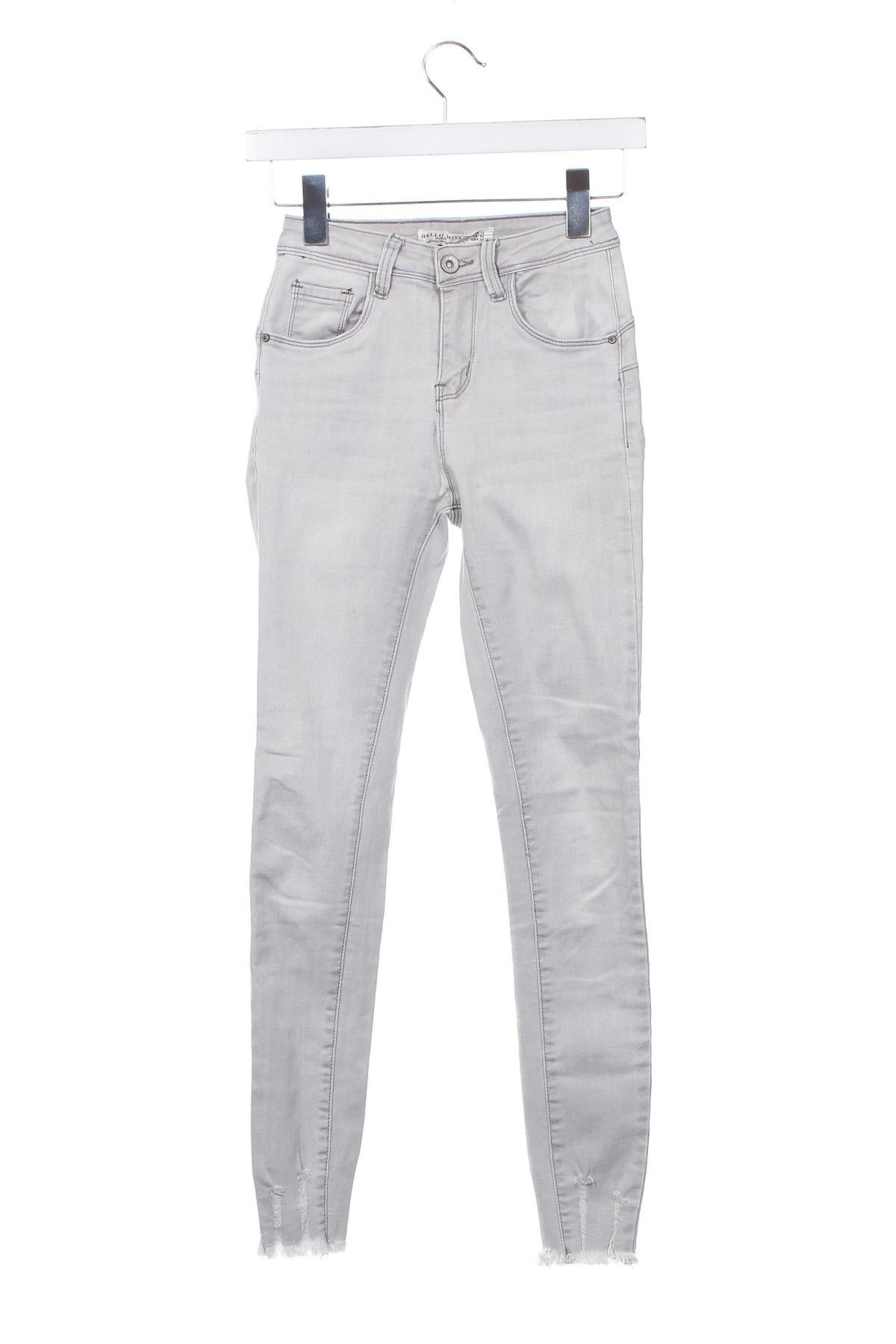 Damen Jeans Hello Miss, Größe XS, Farbe Grau, Preis 13,99 €