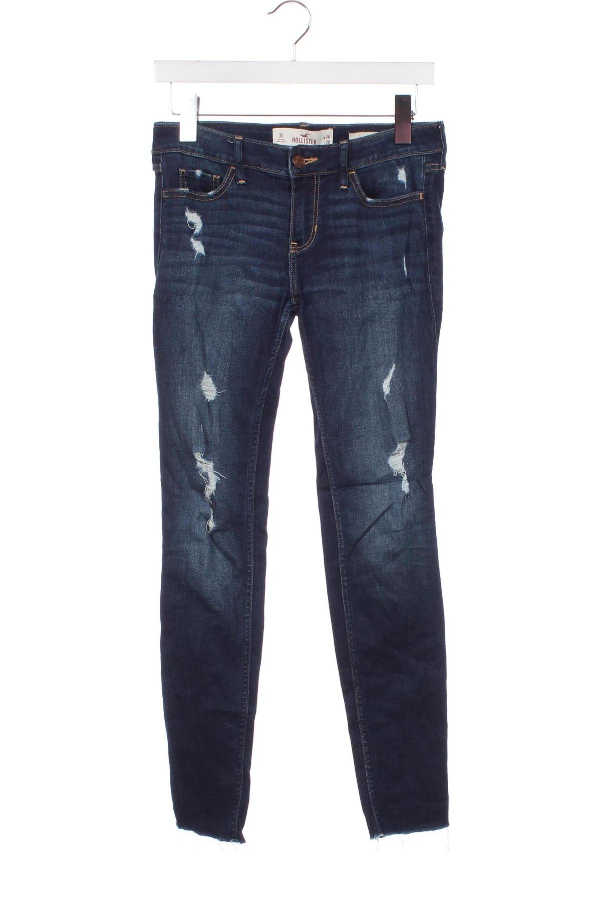 Damskie jeansy Hollister, Rozmiar S, Kolor Niebieski, Cena 34,99 zł