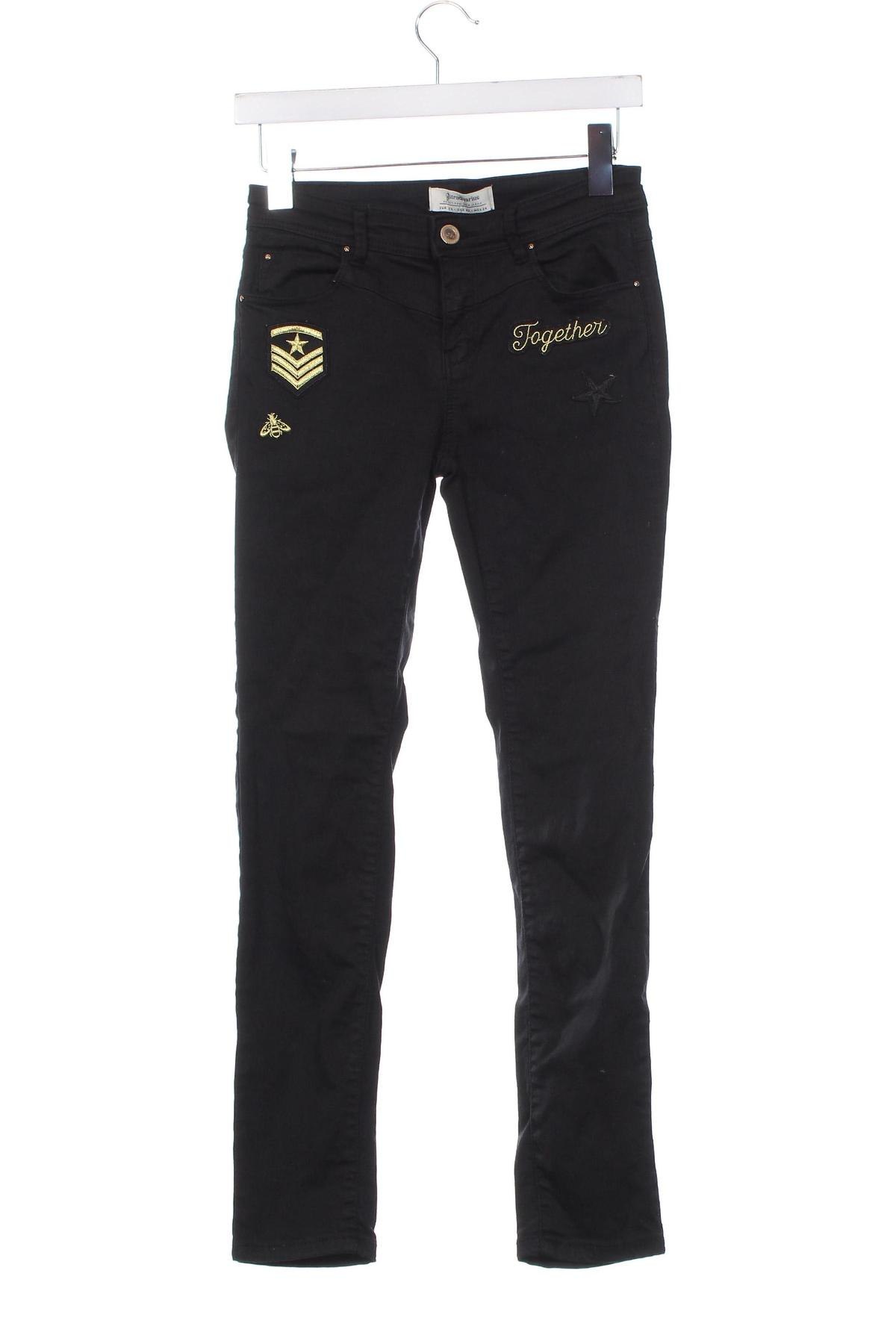 Damskie jeansy Stradivarius, Rozmiar XS, Kolor Czarny, Cena 36,99 zł