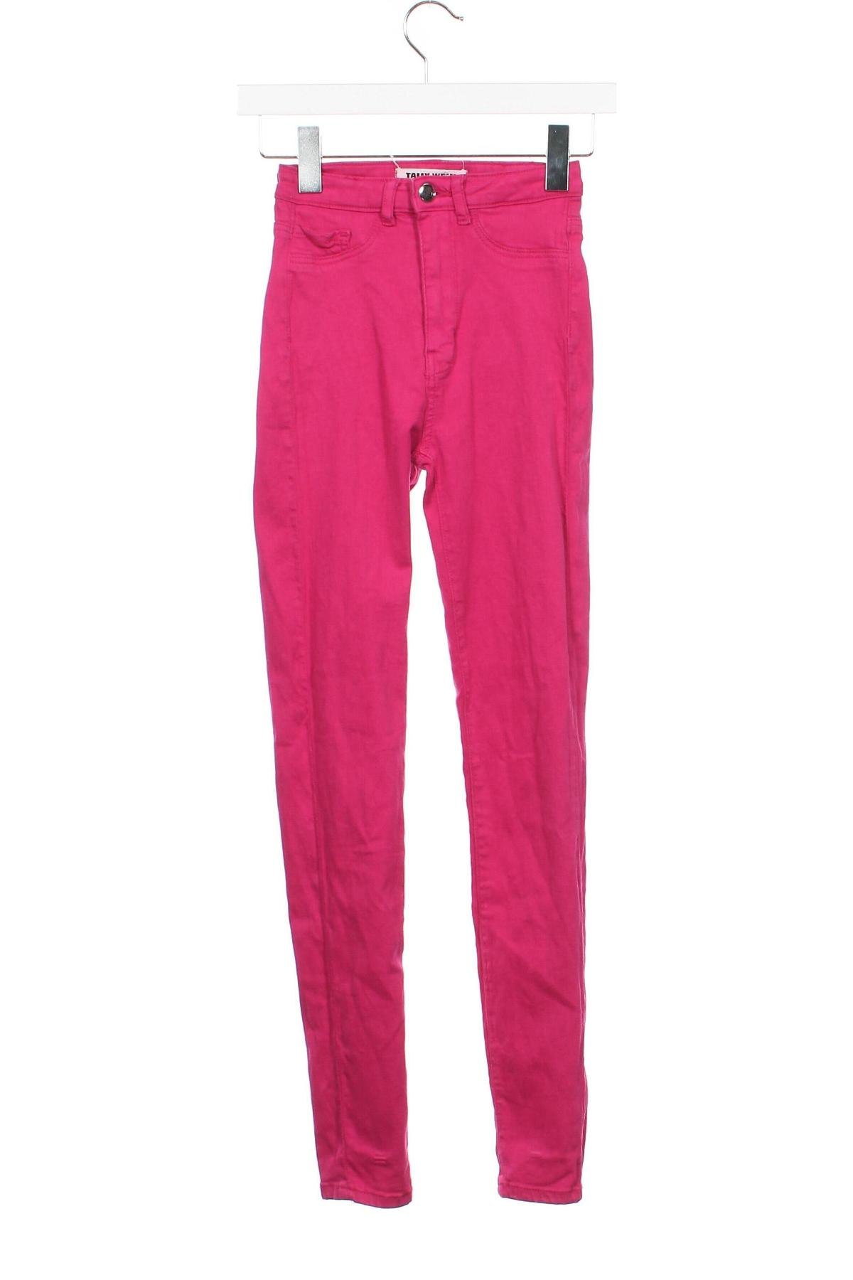 Damen Jeans Tally Weijl, Größe XXS, Farbe Rosa, Preis 8,99 €