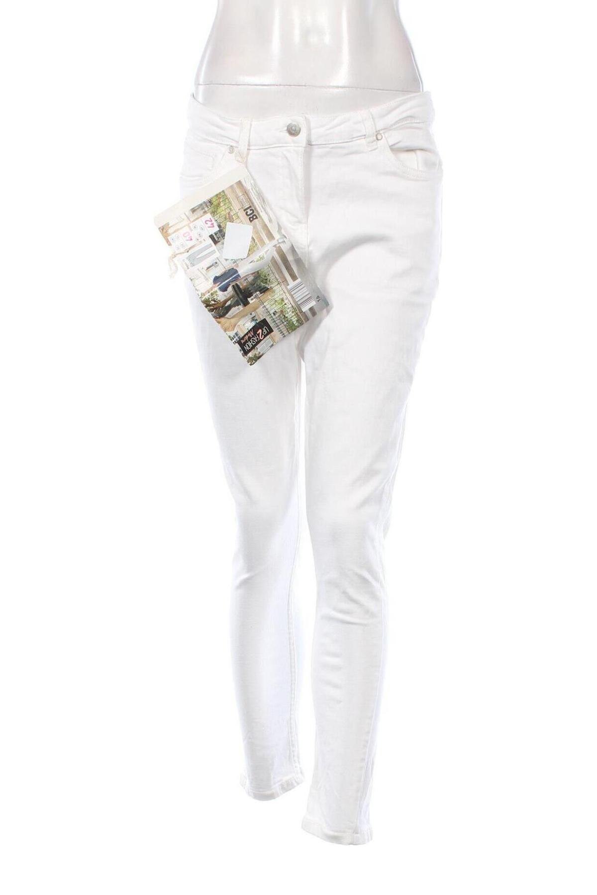 Damen Jeans Up 2 Fashion, Größe M, Farbe Weiß, Preis € 14,99