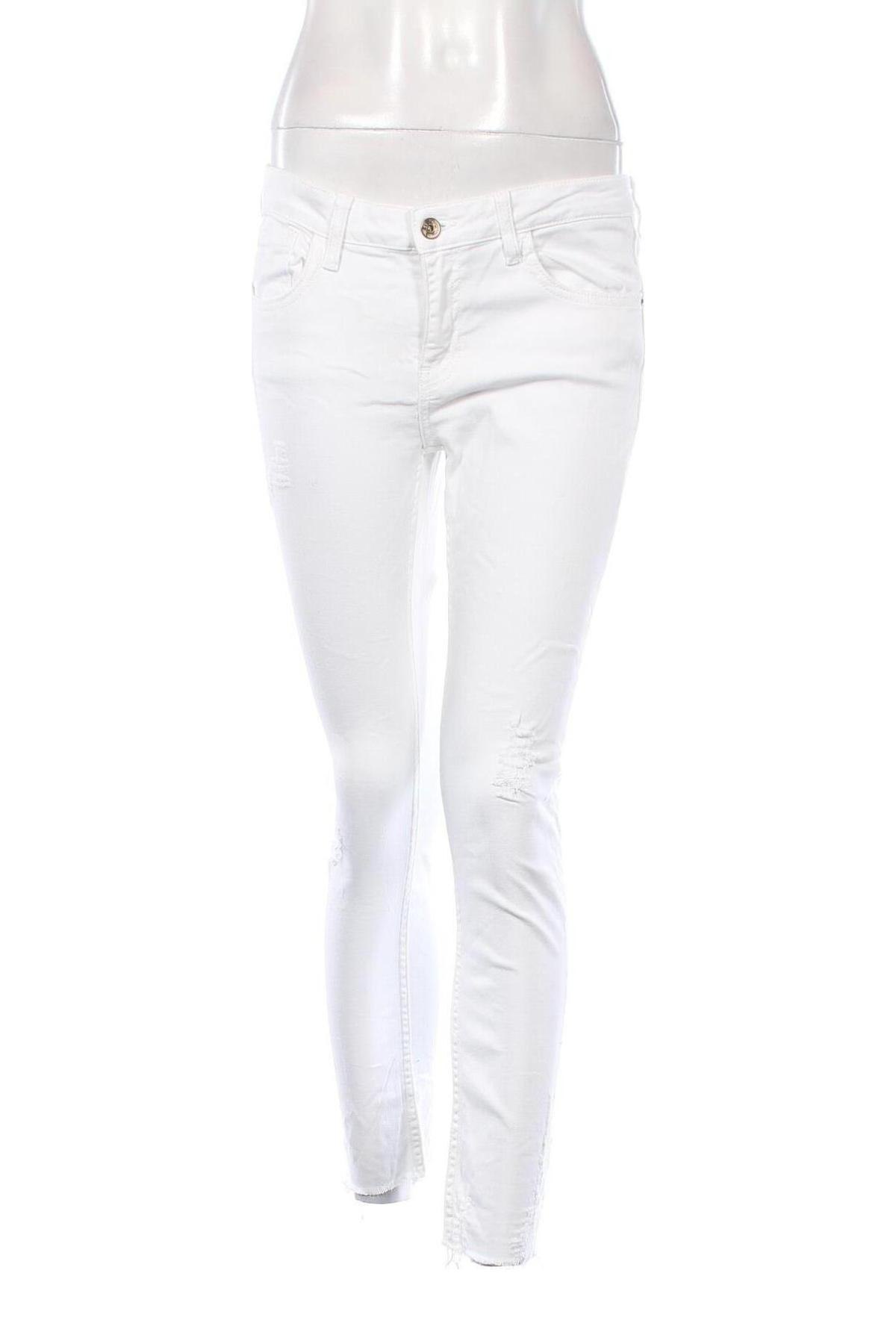 Damen Jeans Zara, Größe M, Farbe Weiß, Preis 18,99 €