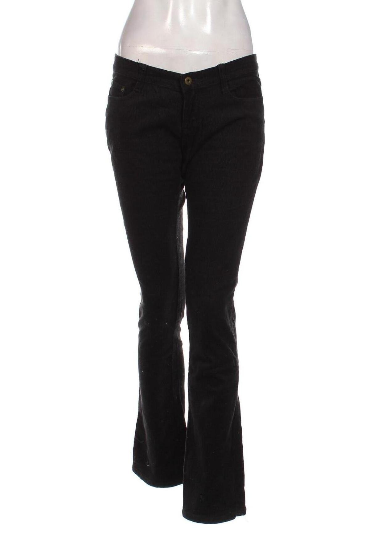 Pantaloni de velvet de femei, Mărime L, Culoare Negru, Preț 40,99 Lei