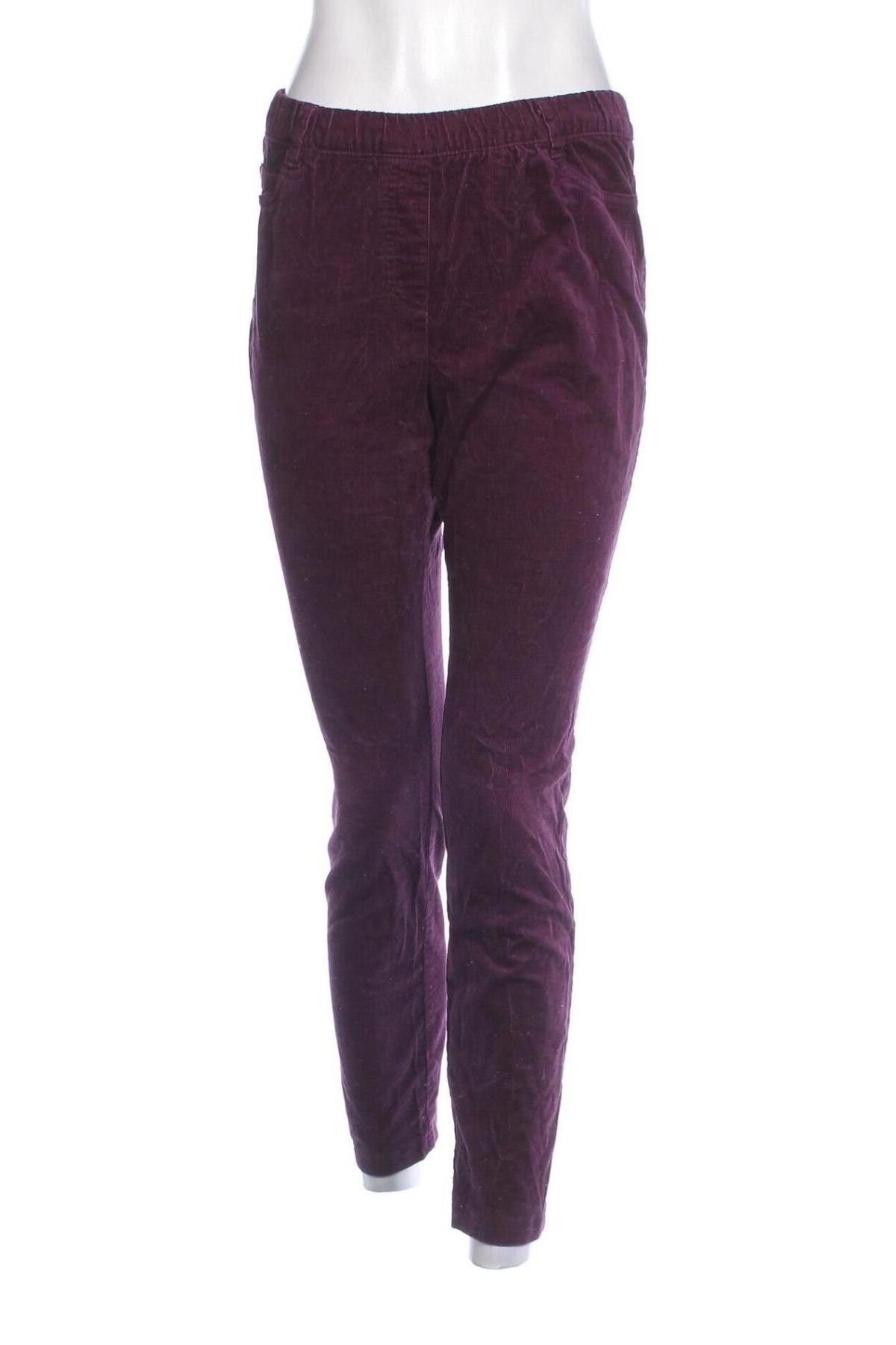 Damen Cordhose Canda, Größe M, Farbe Lila, Preis € 6,49