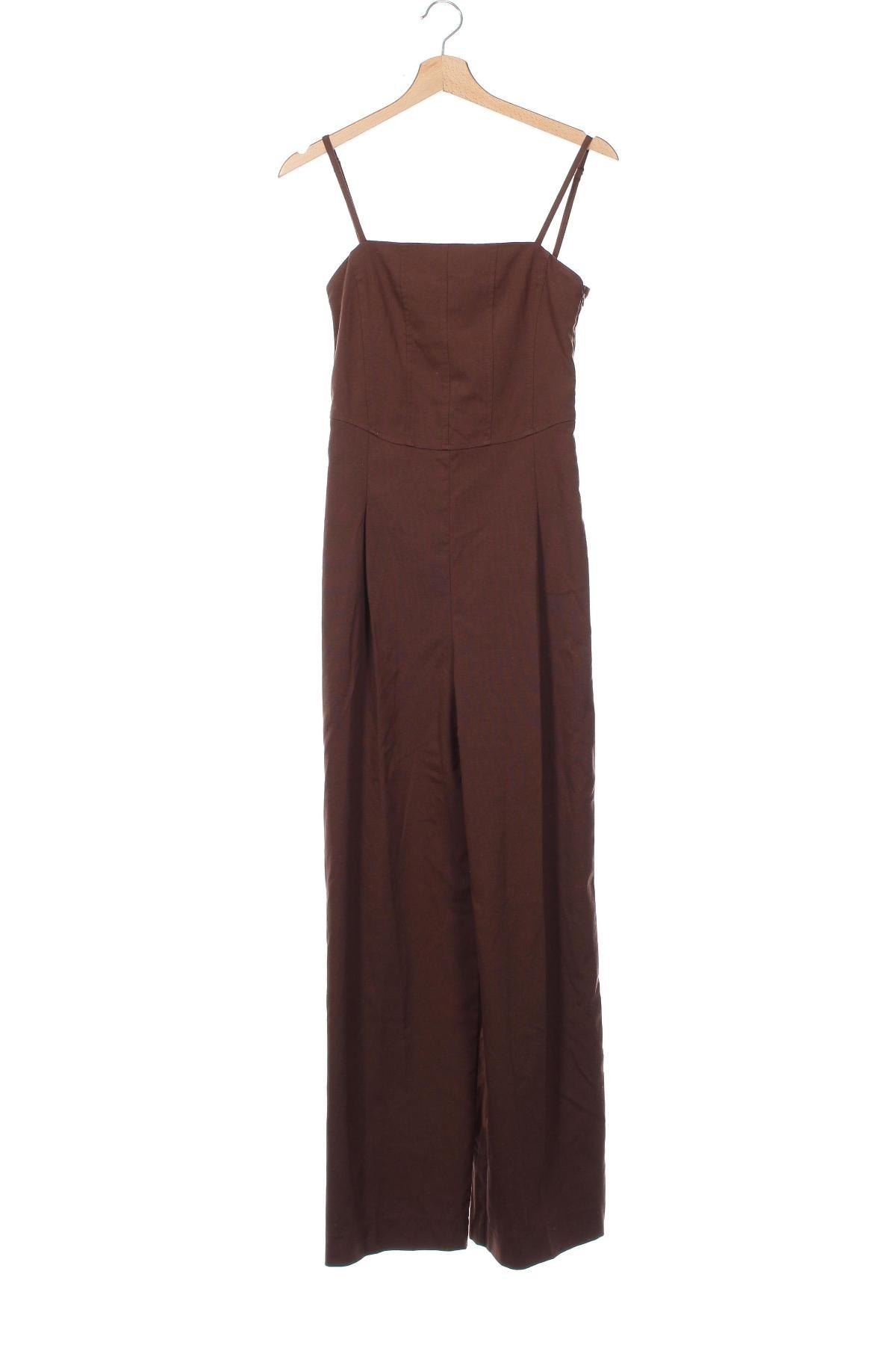 Damen Overall Bershka, Größe XS, Farbe Braun, Preis 13,49 €