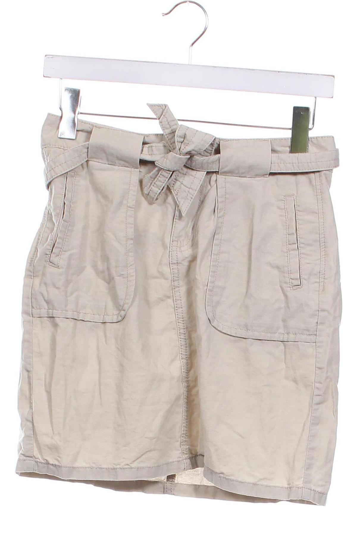 Damen Shorts H&M L.O.G.G., Größe XS, Farbe Beige, Preis 5,99 €