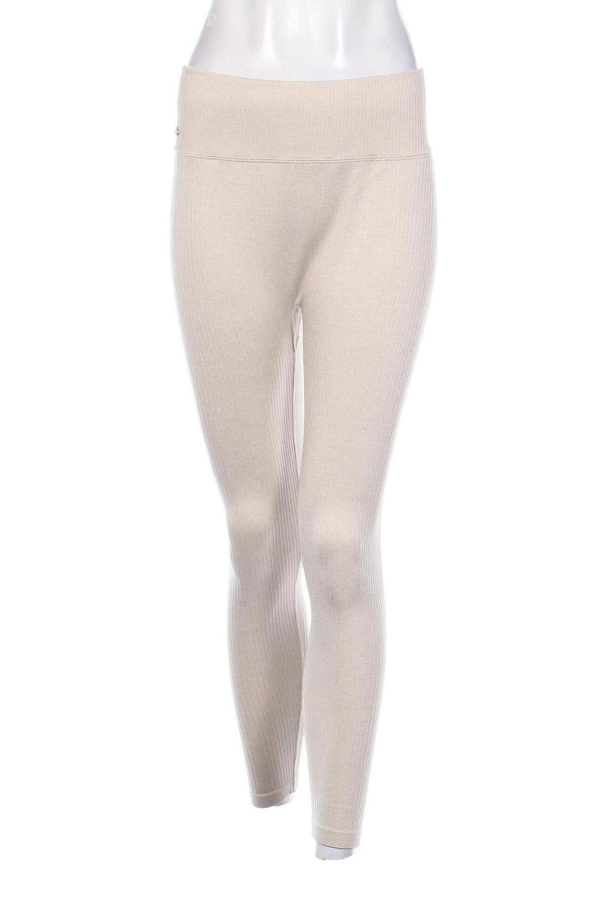 Damen Leggings, Größe L, Farbe Beige, Preis 7,99 €