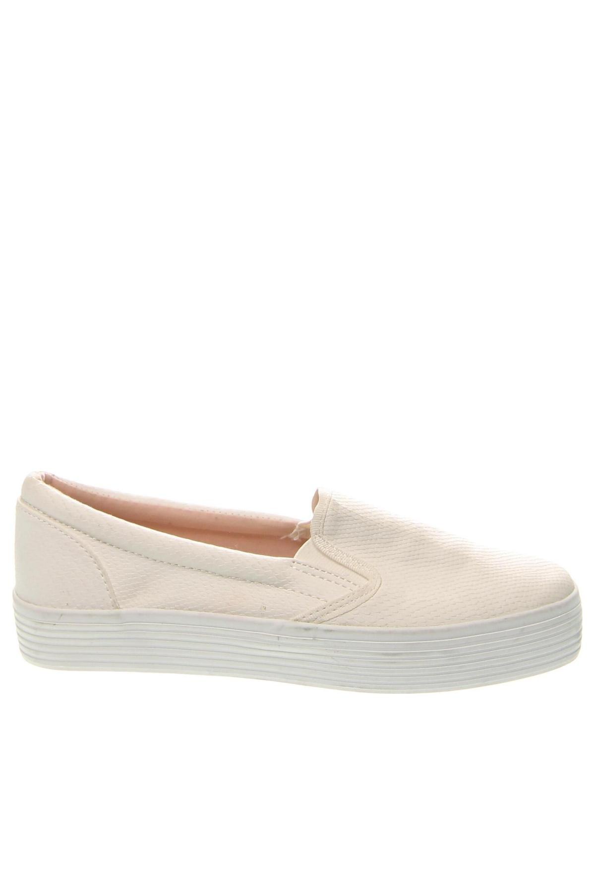 Damenschuhe Bershka, Größe 37, Farbe Ecru, Preis € 11,99