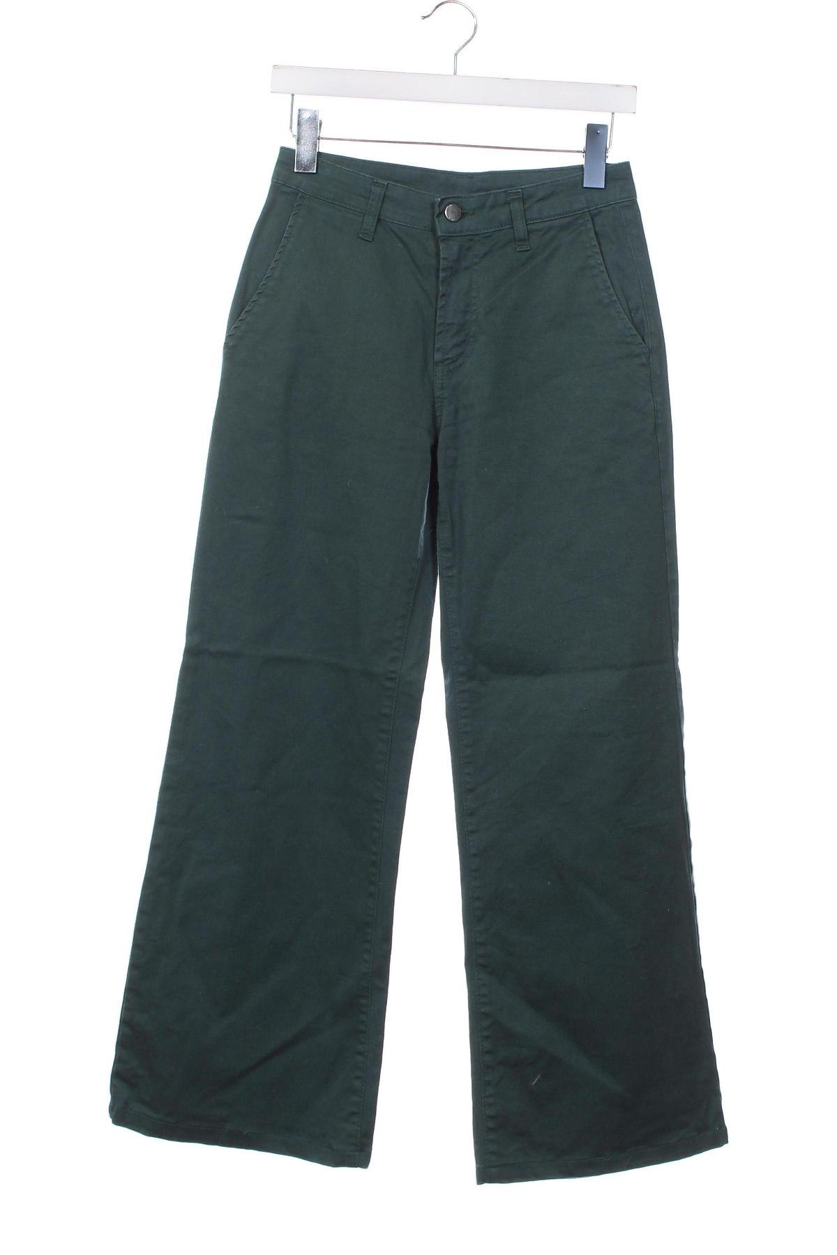 Pantaloni de femei, Mărime XS, Culoare Verde, Preț 33,99 Lei