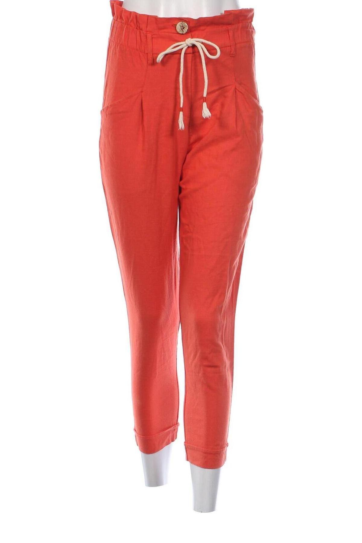 Damenhose Bershka, Größe S, Farbe Orange, Preis 9,49 €