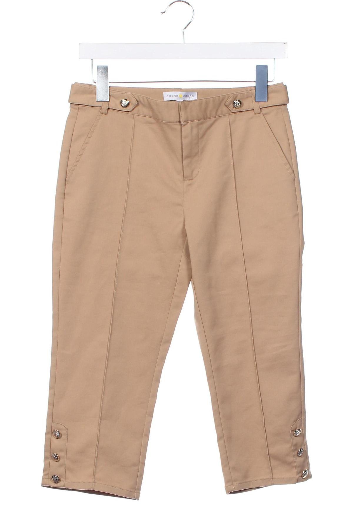 Damenhose Cache Cache, Größe S, Farbe Beige, Preis € 8,49