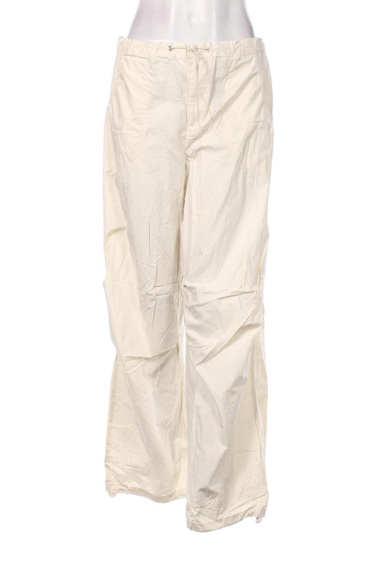 Pantaloni de femei Cotton On, Mărime S, Culoare Ecru, Preț 45,99 Lei