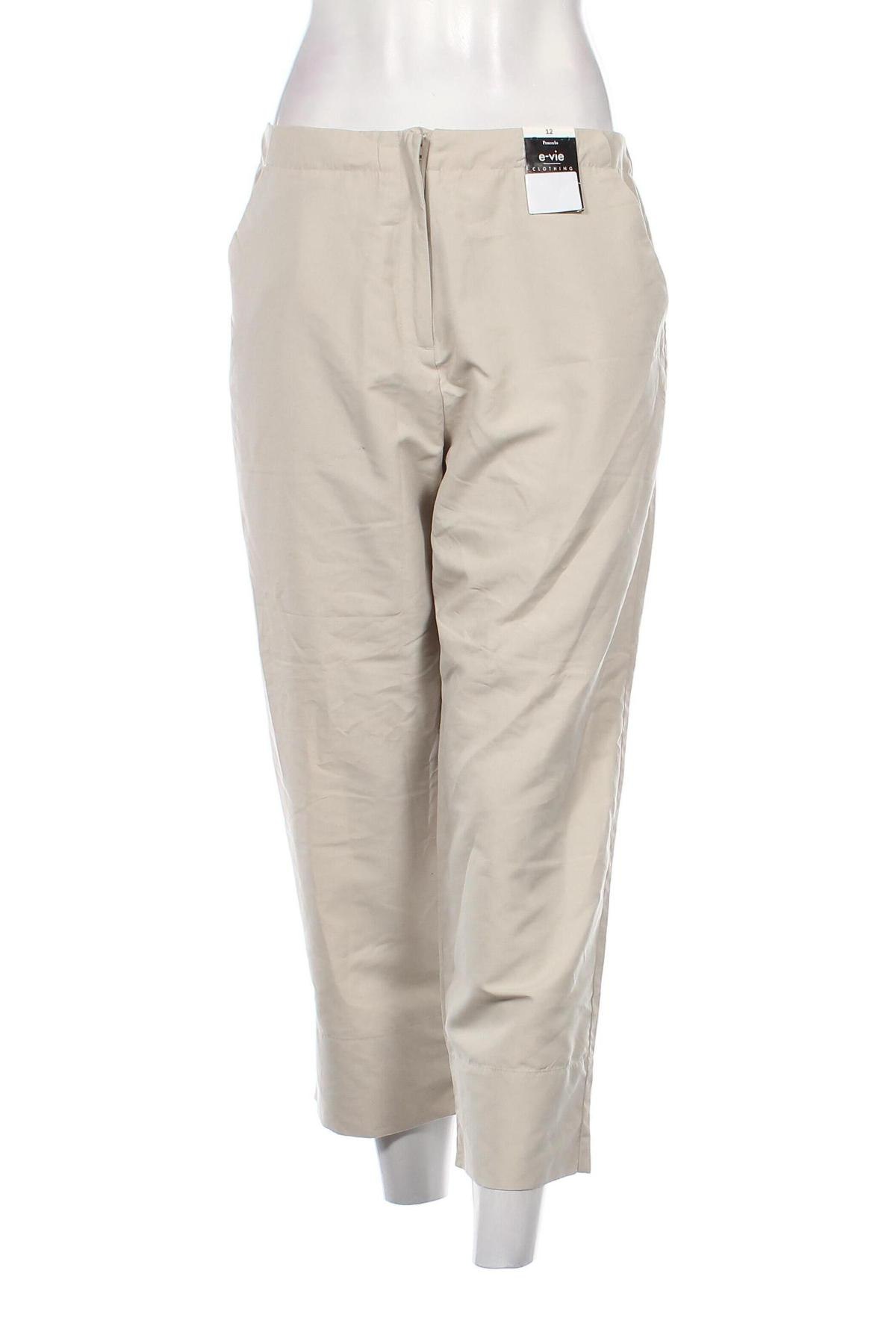 Damenhose E-Vie, Größe M, Farbe Beige, Preis 15,49 €