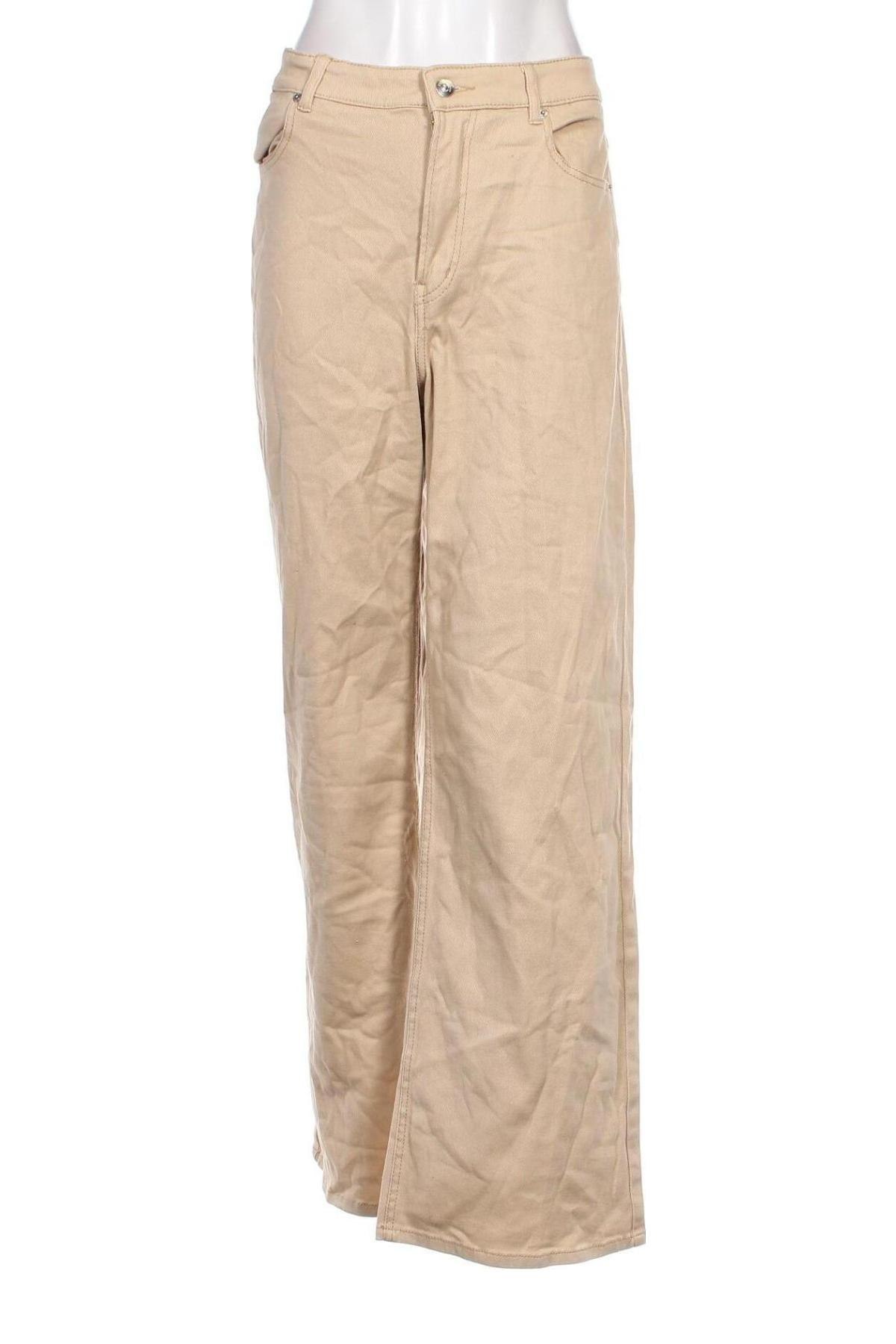 Damenhose H&M Divided, Größe L, Farbe Beige, Preis € 7,99