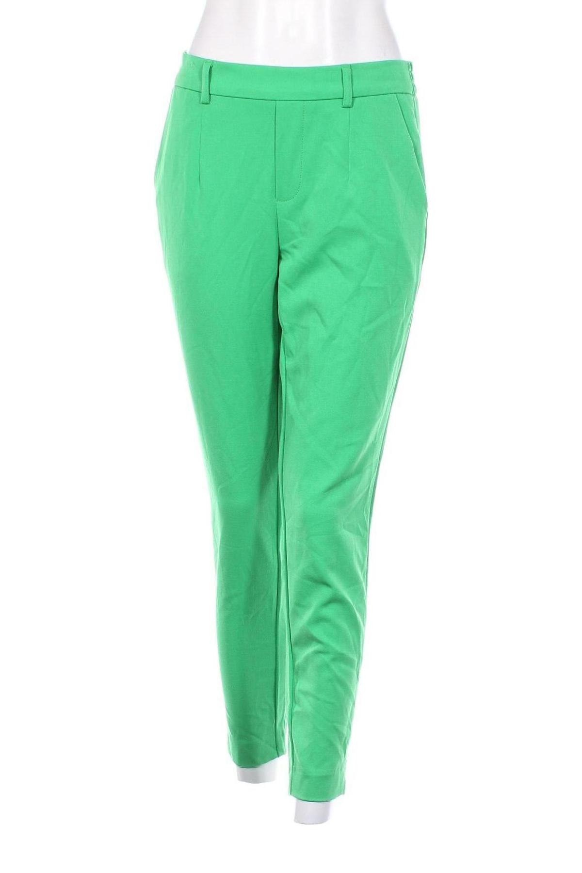 Pantaloni de femei Object, Mărime M, Culoare Verde, Preț 134,99 Lei