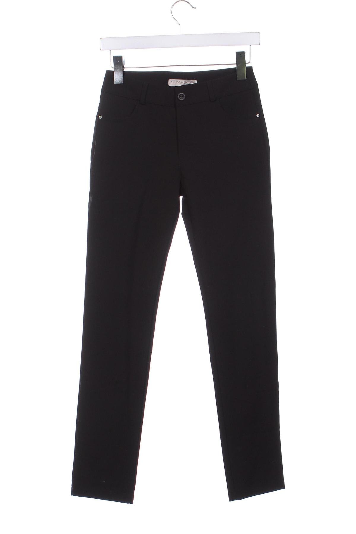 Pantaloni de femei Rinascimento, Mărime XS, Culoare Negru, Preț 95,99 Lei