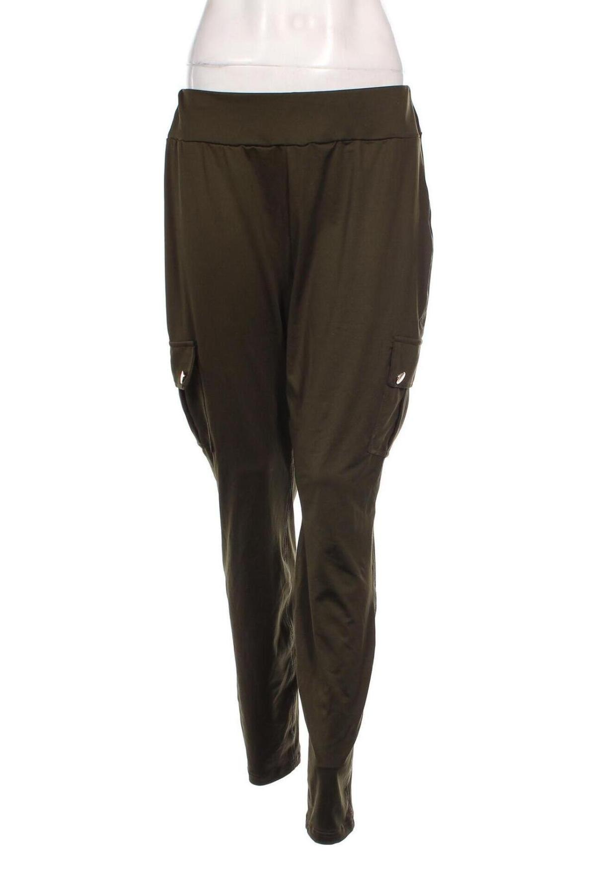 Pantaloni de femei SHEIN, Mărime XL, Culoare Verde, Preț 33,99 Lei