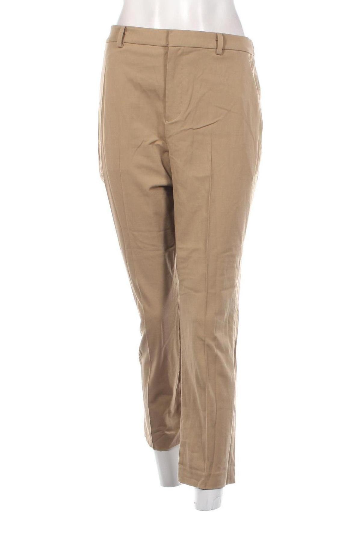 Pantaloni de femei Uniqlo, Mărime L, Culoare Bej, Preț 134,99 Lei