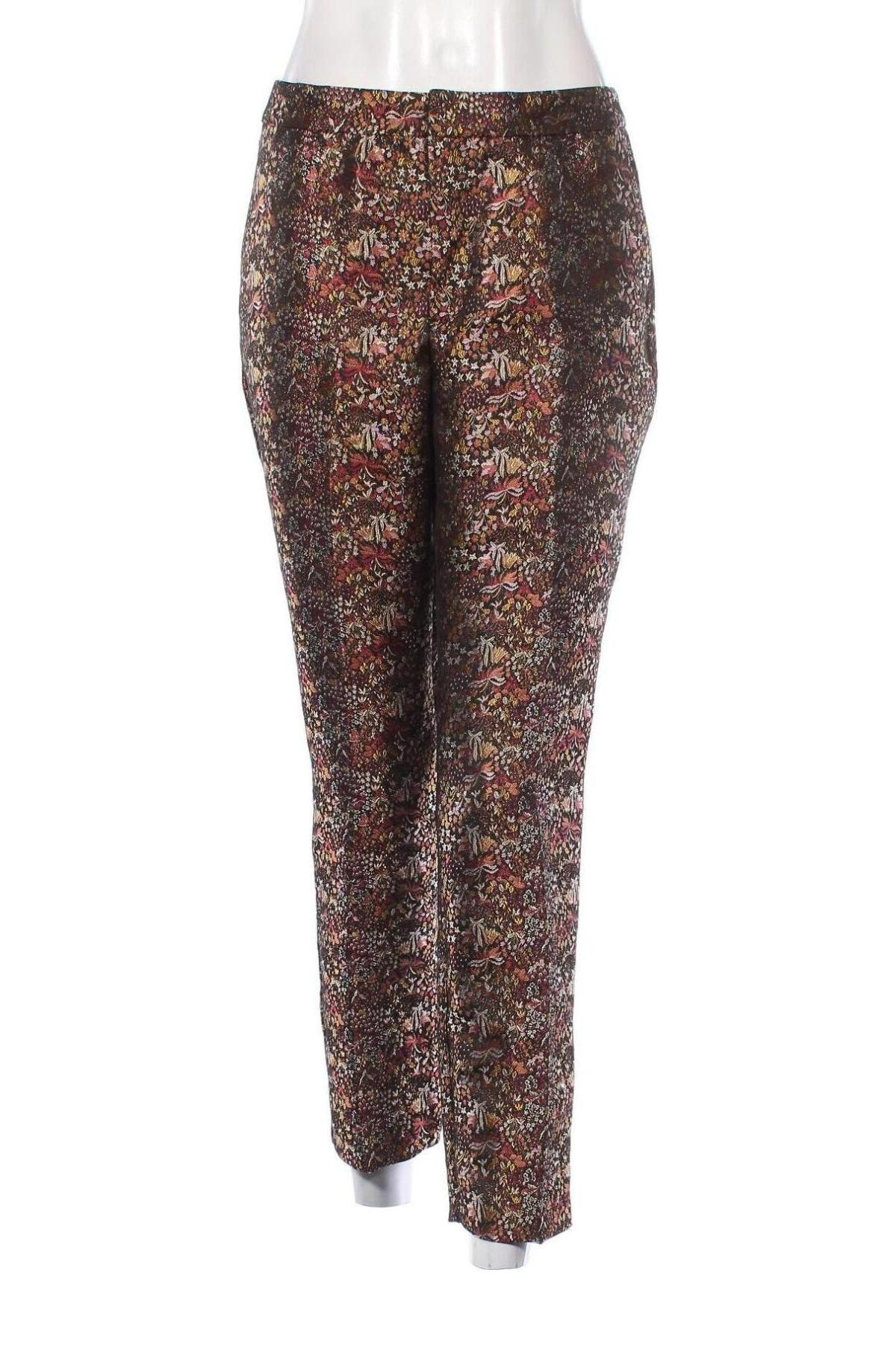 Pantaloni de femei Zara, Mărime L, Culoare Multicolor, Preț 88,99 Lei